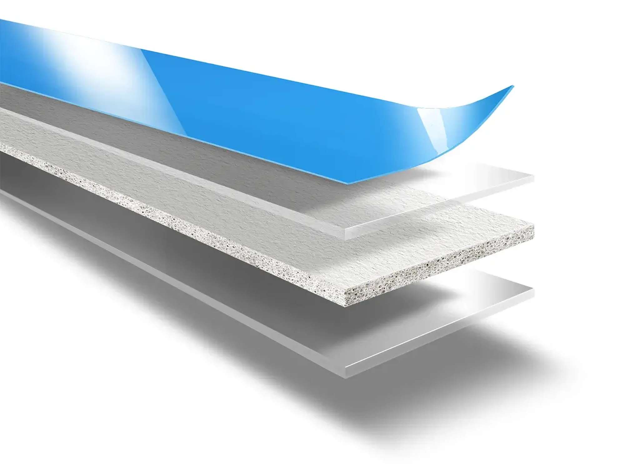 DuploCOLL 918 Doppelseitiges Spiegelklebeband, 25 m x 19 mm, weiss