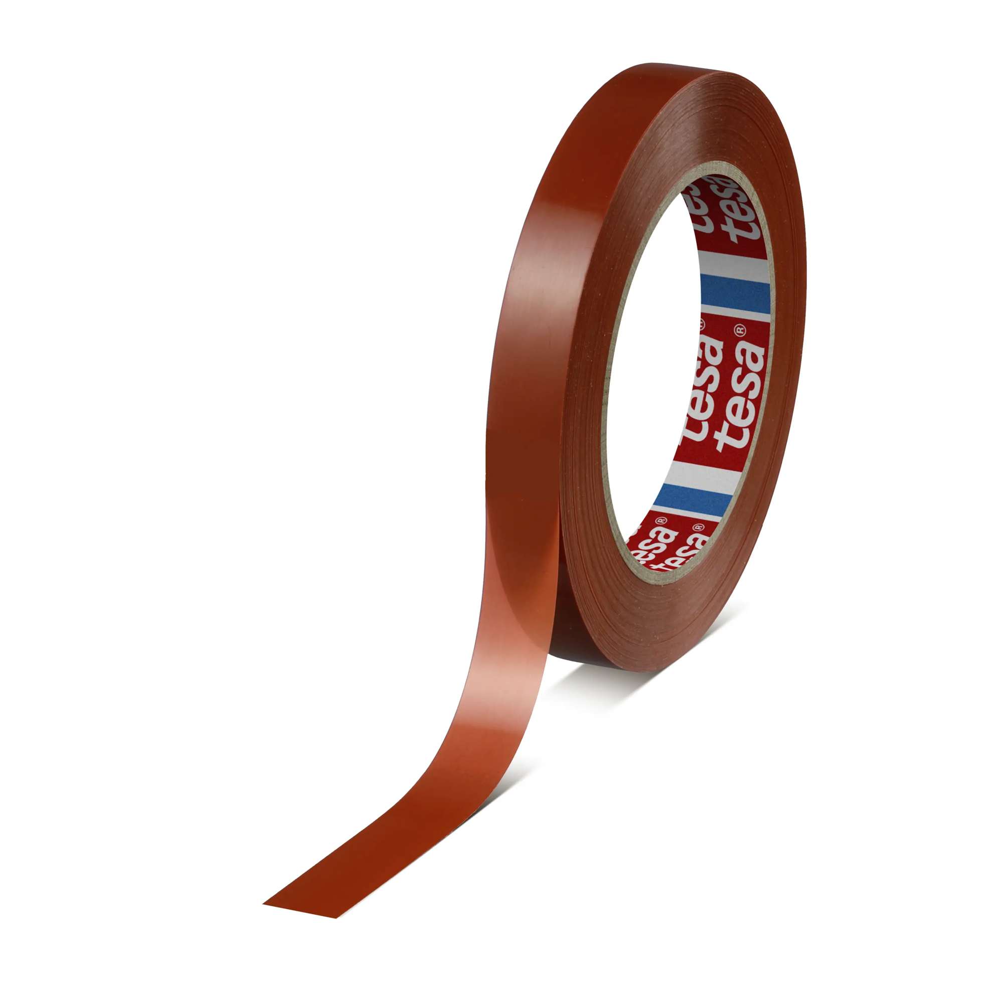 tesa 4287 hochbestaendiges Strapping-Klebeband, 66 m x 12 mm, orange