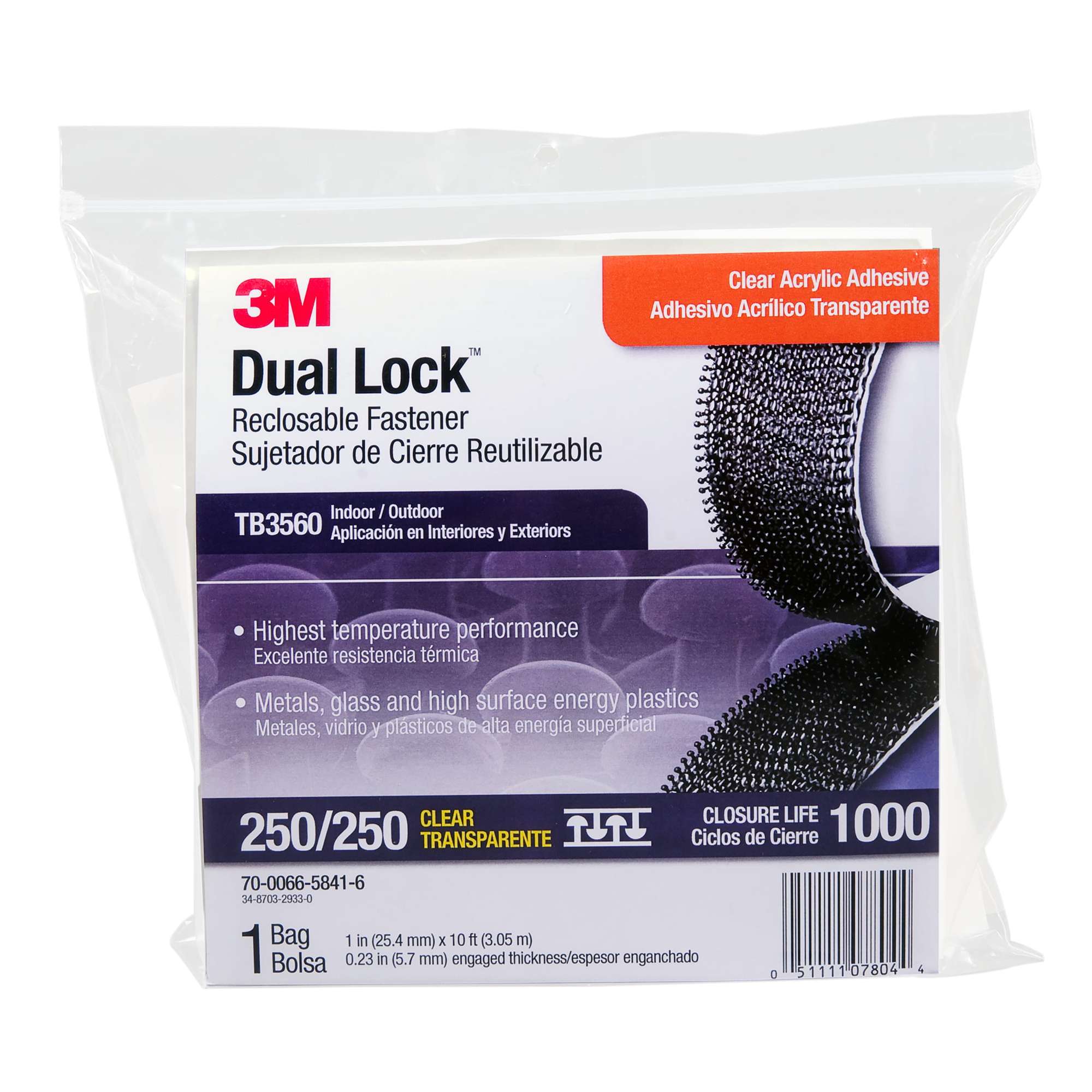 3M TB3560 Dual Lock Druckverschluss
