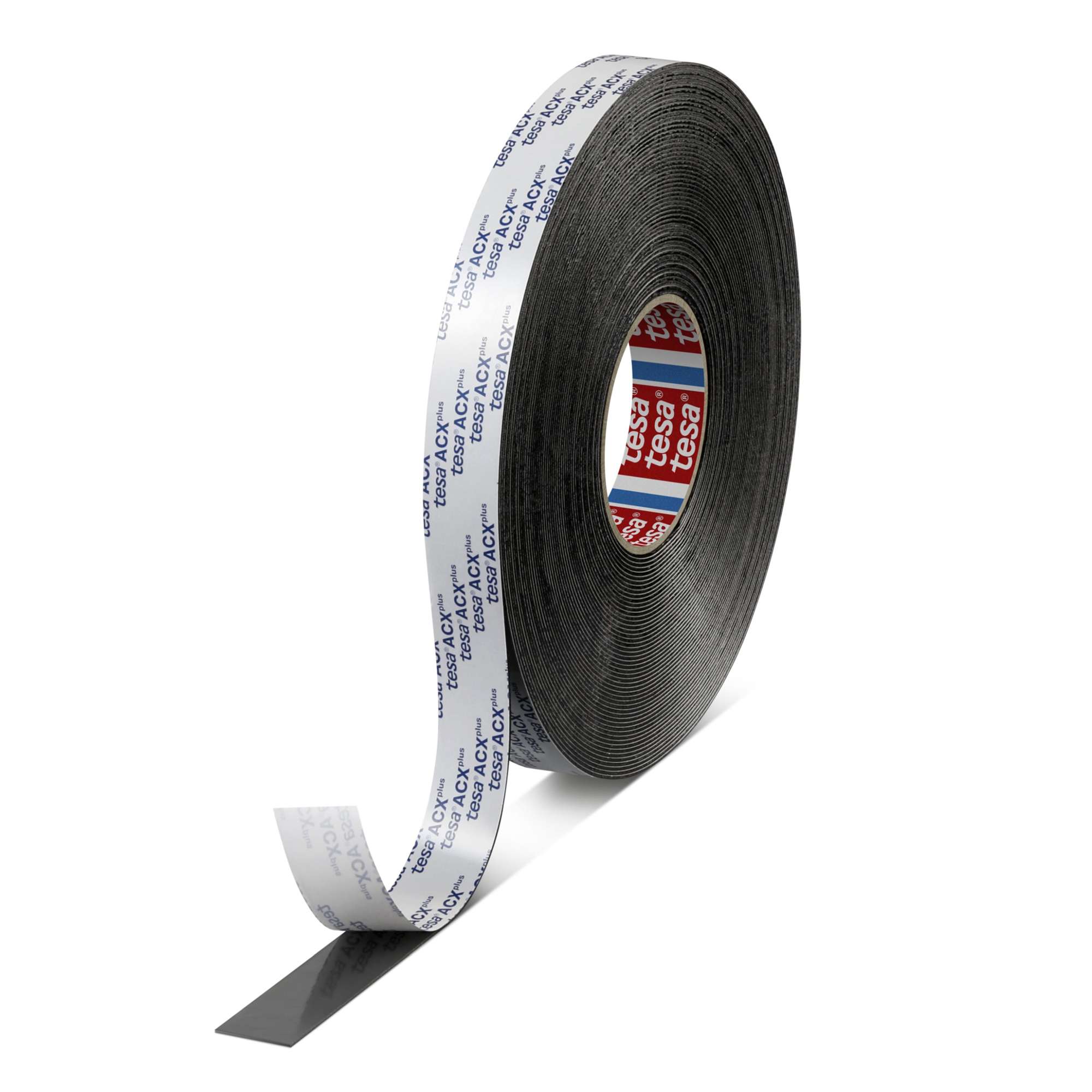 tesa ACXplus 7065 High Adhesion, 25m x 25mm, schwarz, Abd. weiss