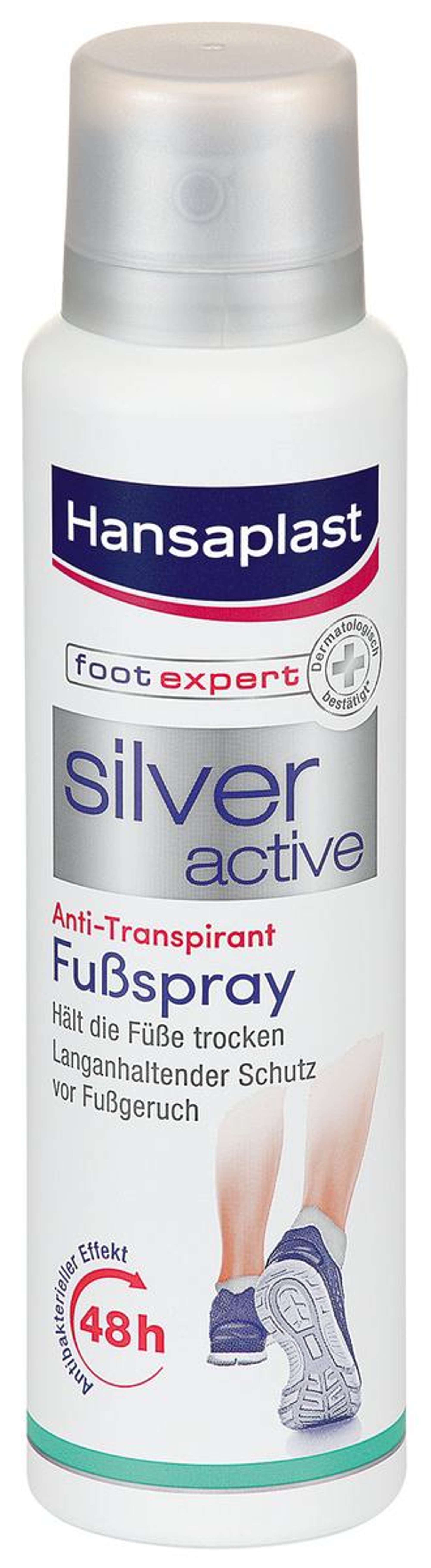 Hansaplast Silver Active Fussspray, 150 ml