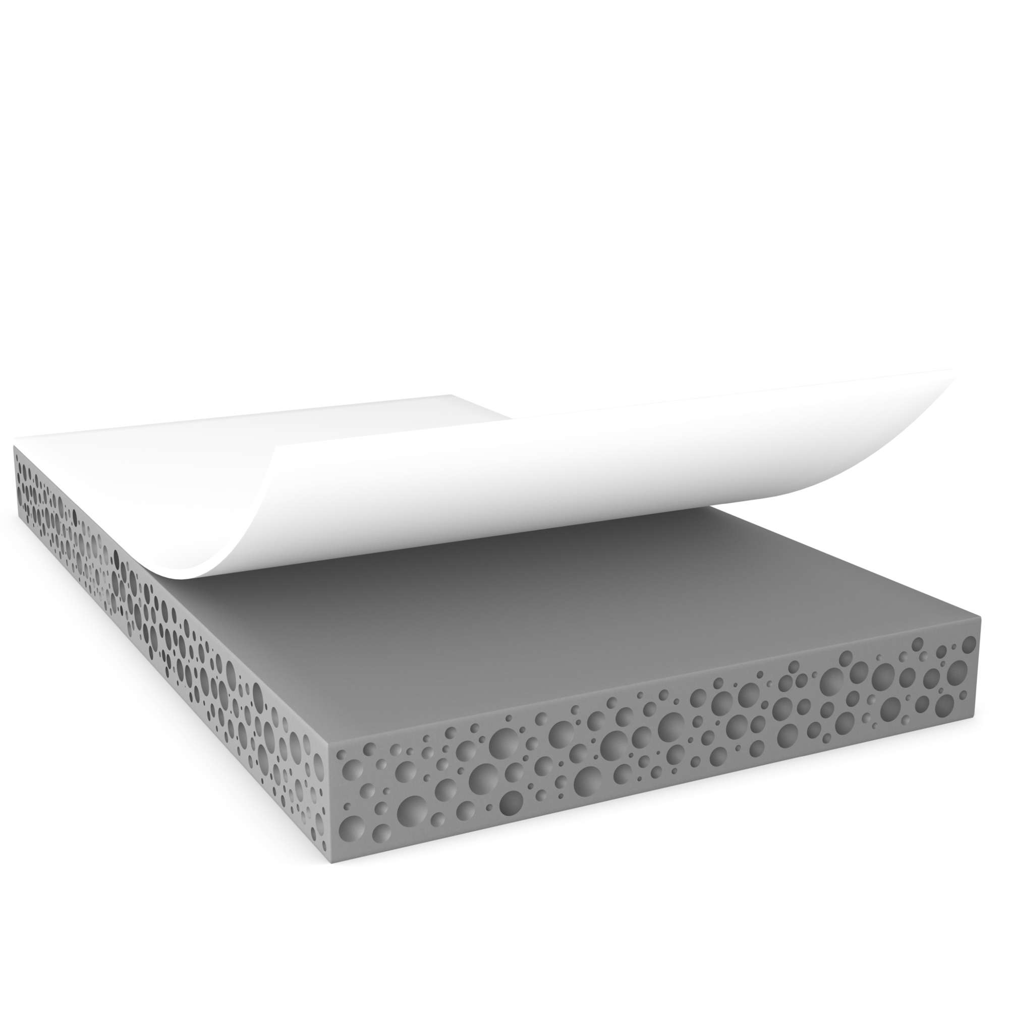 tesa ACXplus 77204 BaseLine Doppelseitiges Acrylschaumklebeband, 66 m x 15 mm, grau