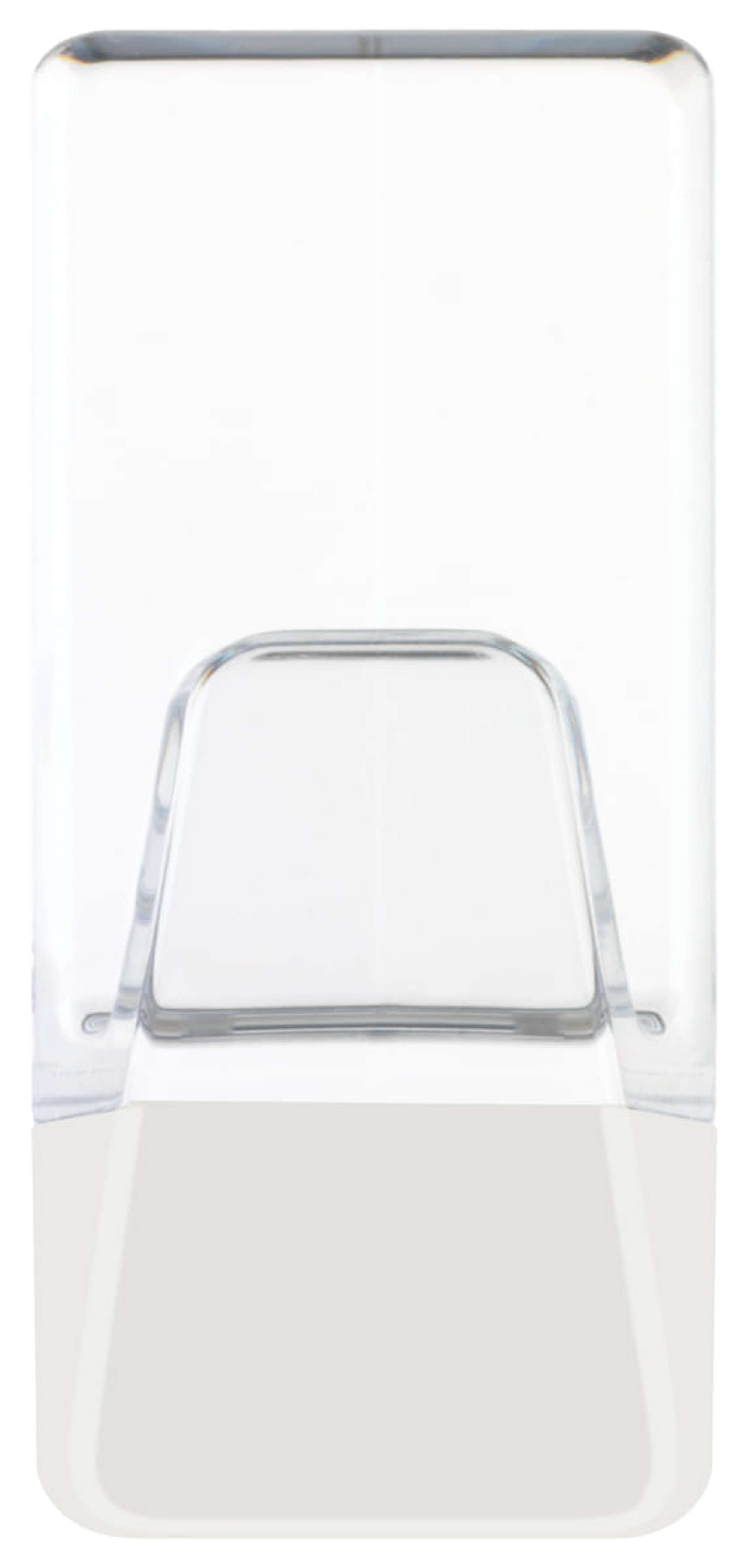 tesa Powerstrips Transparent Haken LARGE weiss 58811, 2 Haken + 4 Powerstrips Large, weiss