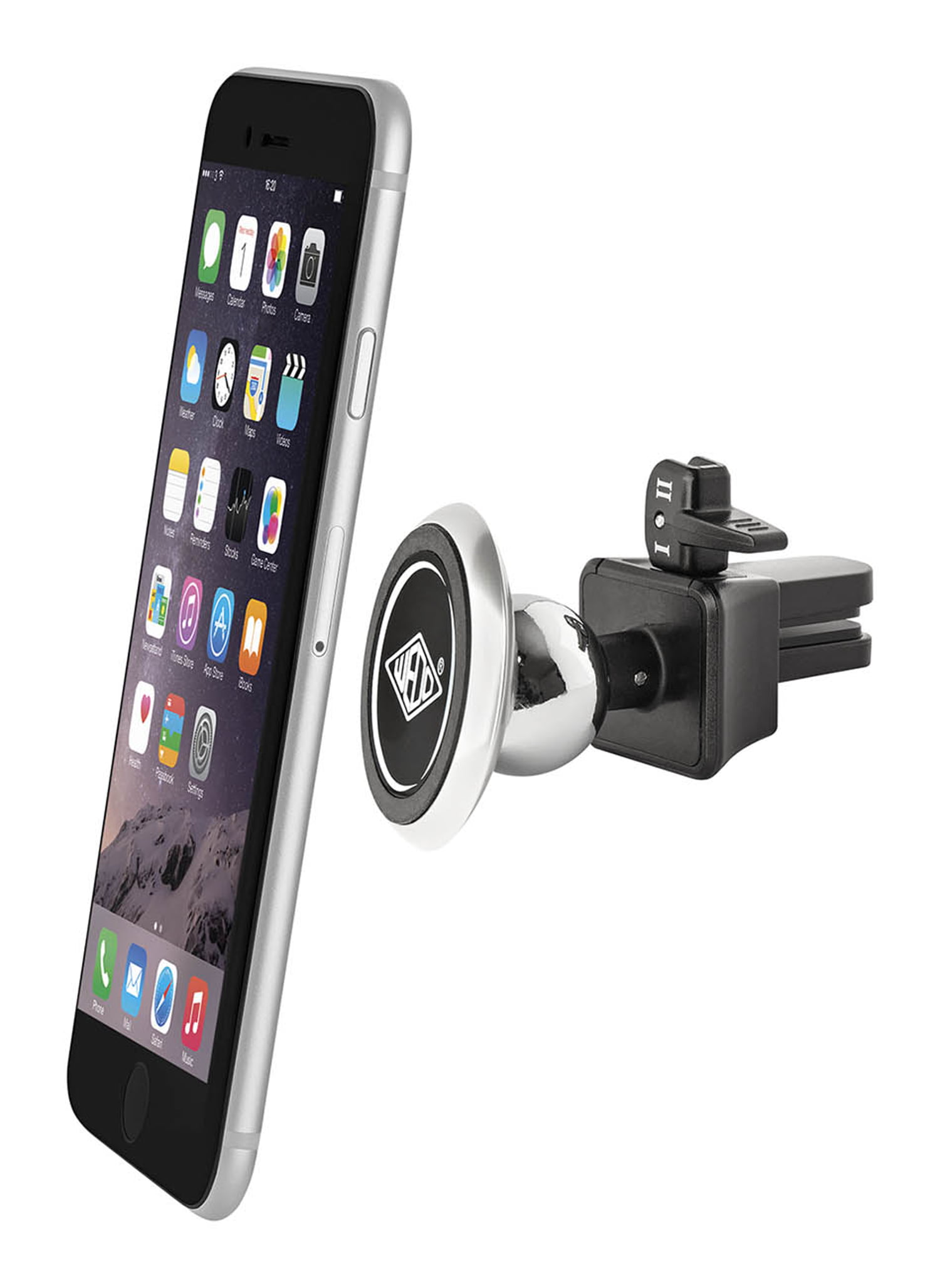 WEDO Smartphone Halter silber, Dock-it Premium magnethaftend