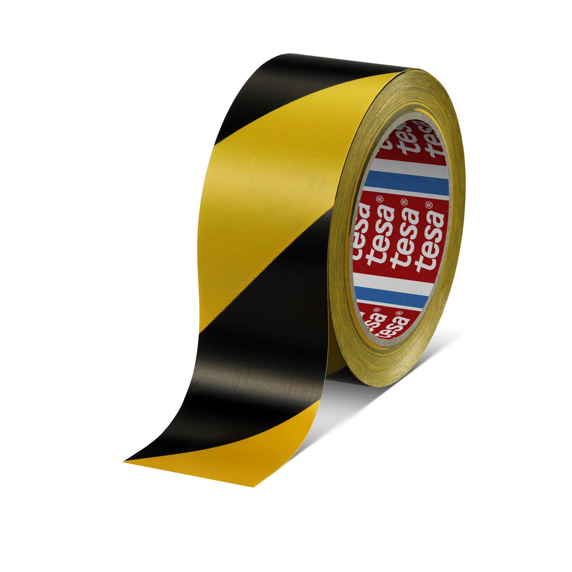tesa 60760 Bodenmarkierung, 33 m x 50 mm, schwarz/gelb