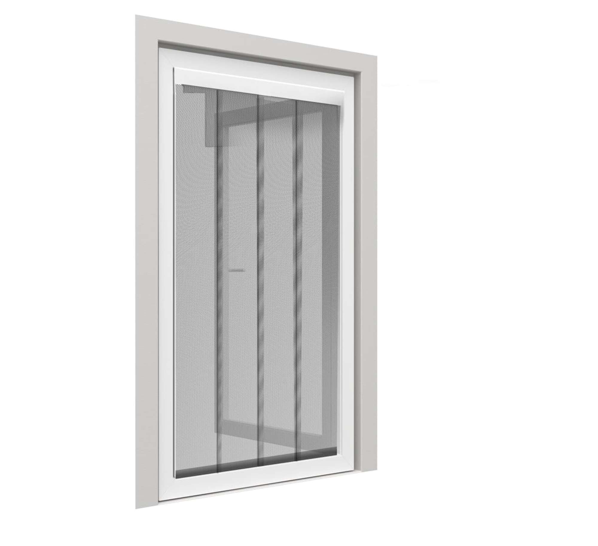 IS-Gitter-Tuer 110 x 210 cm anthrazit mit Klettband