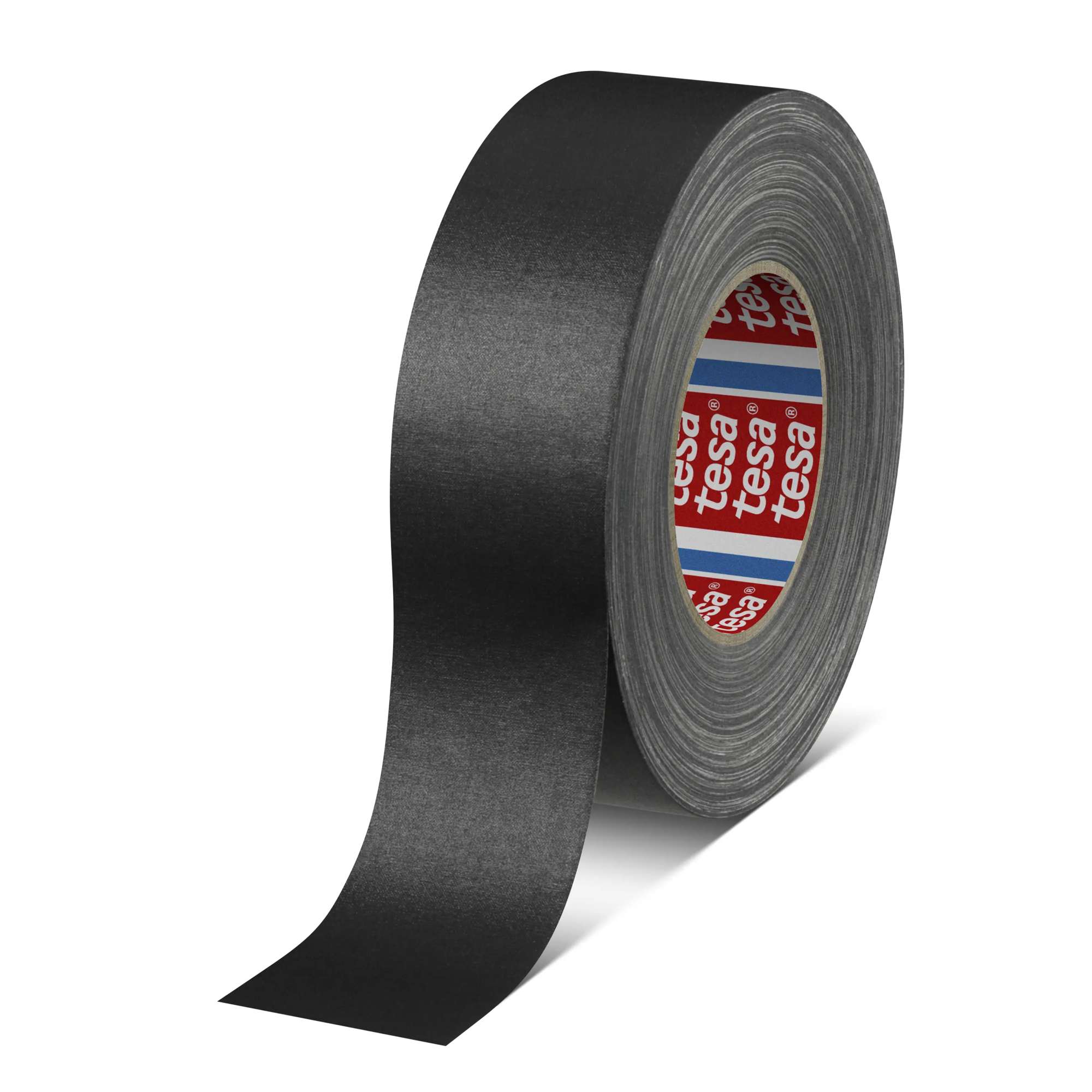 tesaband 4661 Kunstoffbeschichtetes Universal-Gewebeklebeband, 50 m x 50 mm, schwarz