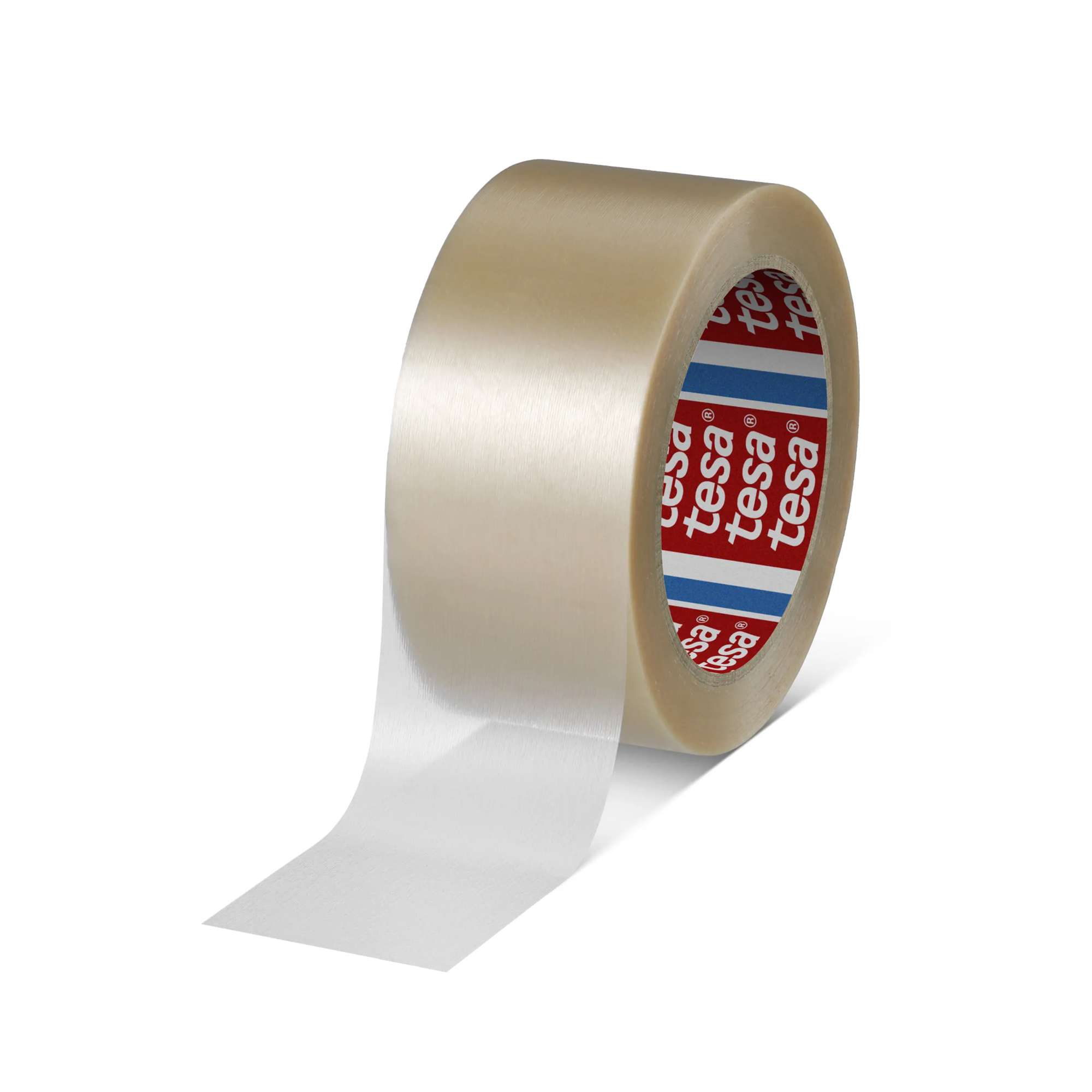 tesa 4100 gepraegtes Premium PVC Packband, 66 m x 50 mm, transparent