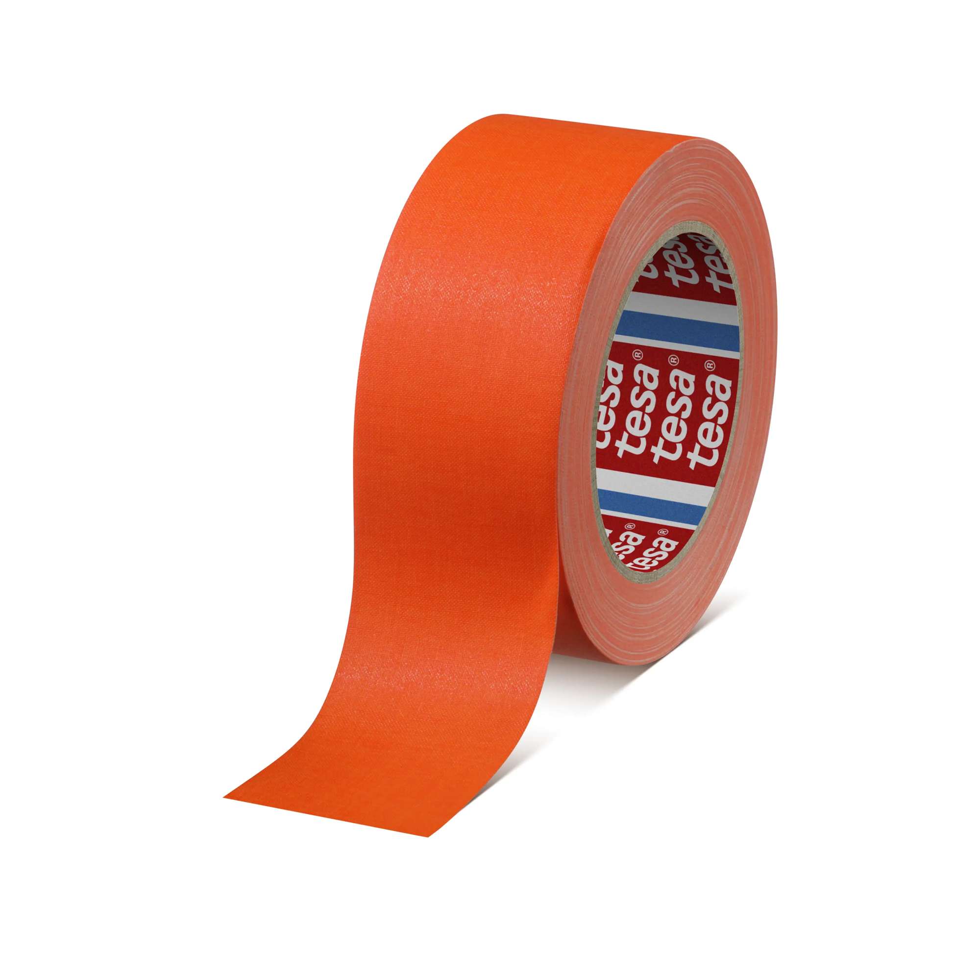 tesa 4671 Acrylatbeschichtetes Gewebeband, 25 m x 50 mm, fluoresz.-orange