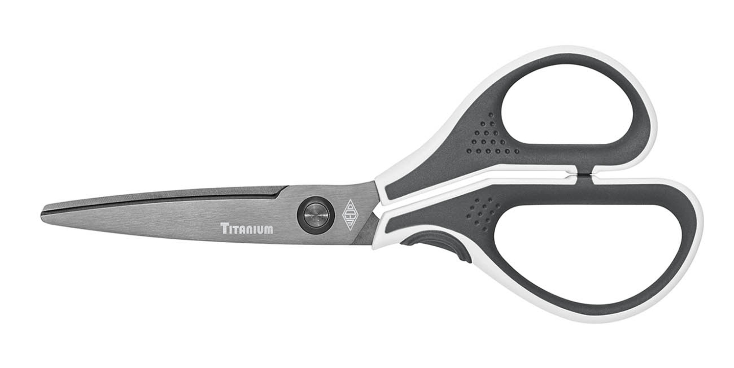 WEDO Schere Edelstahl gr.ws, 17,5 cm Titan Cut-It