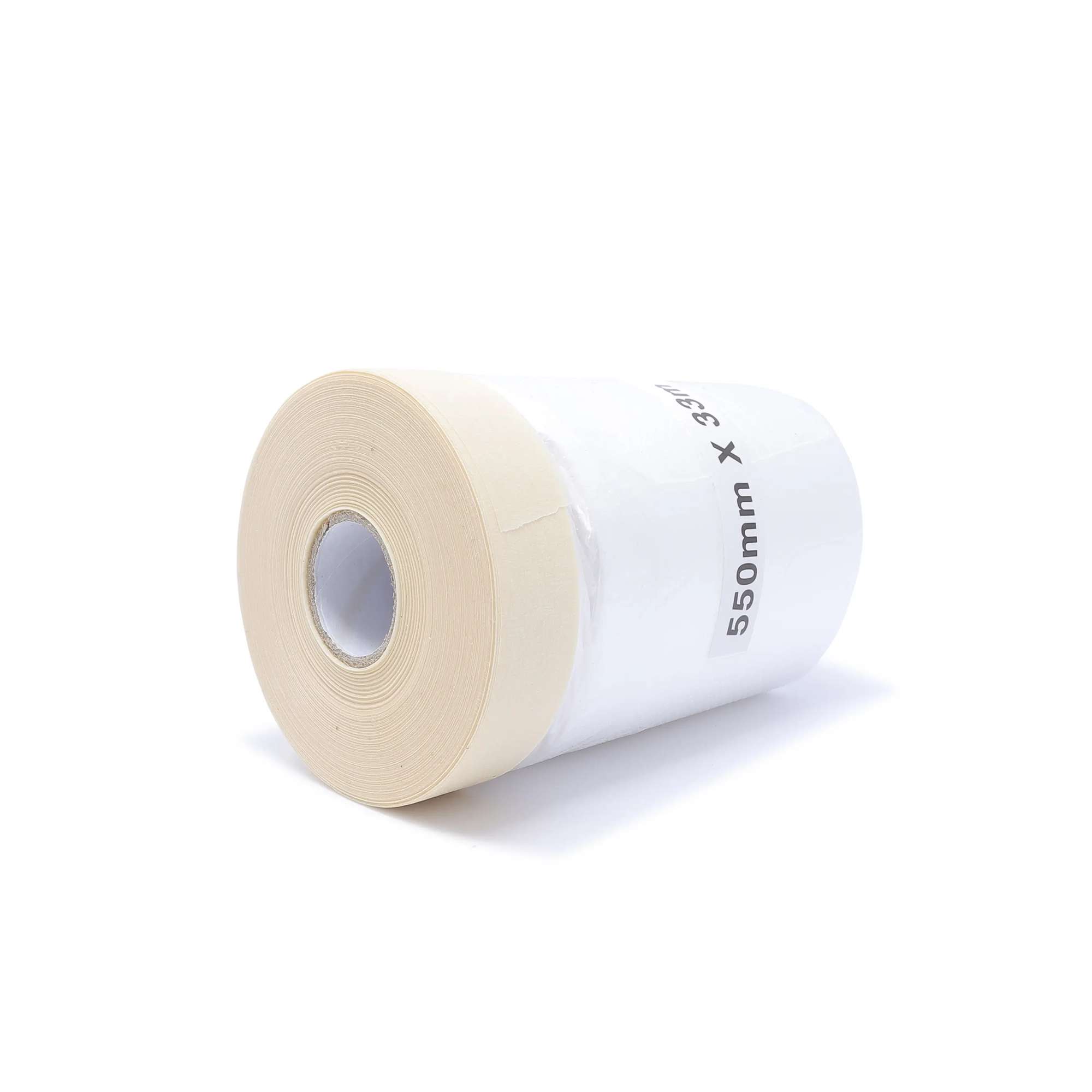 gws Maler-Abdeckfolie mit Kreppklebeband, 33 m x 550 mm, gelblich