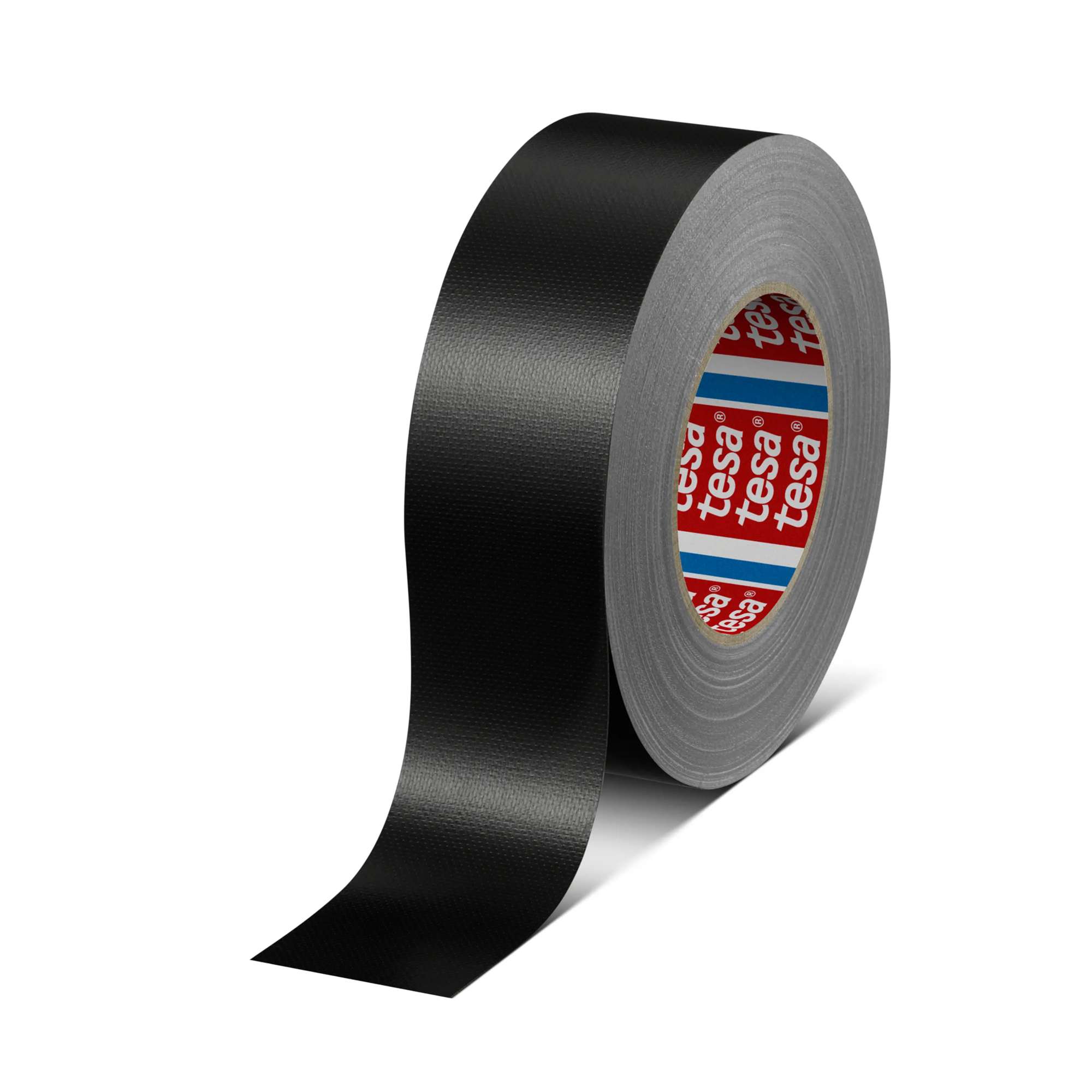 tesa 4688 Klebstarkes Standard-Gewebeband, 50 m x 50 mm, schwarz