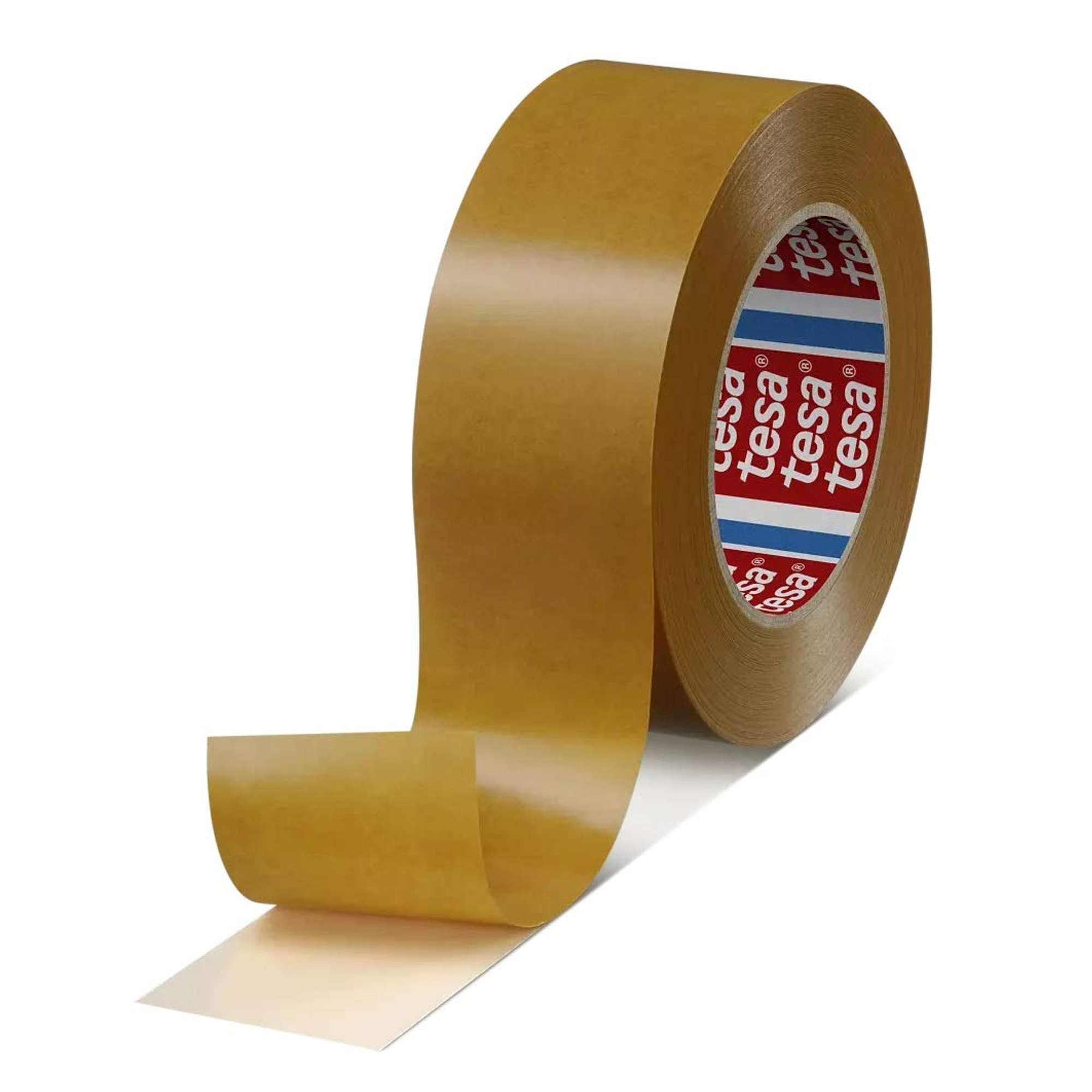 tesaFIX 4959 Doppelseitiges Vliesband, 50 m x 50 mm, weiss