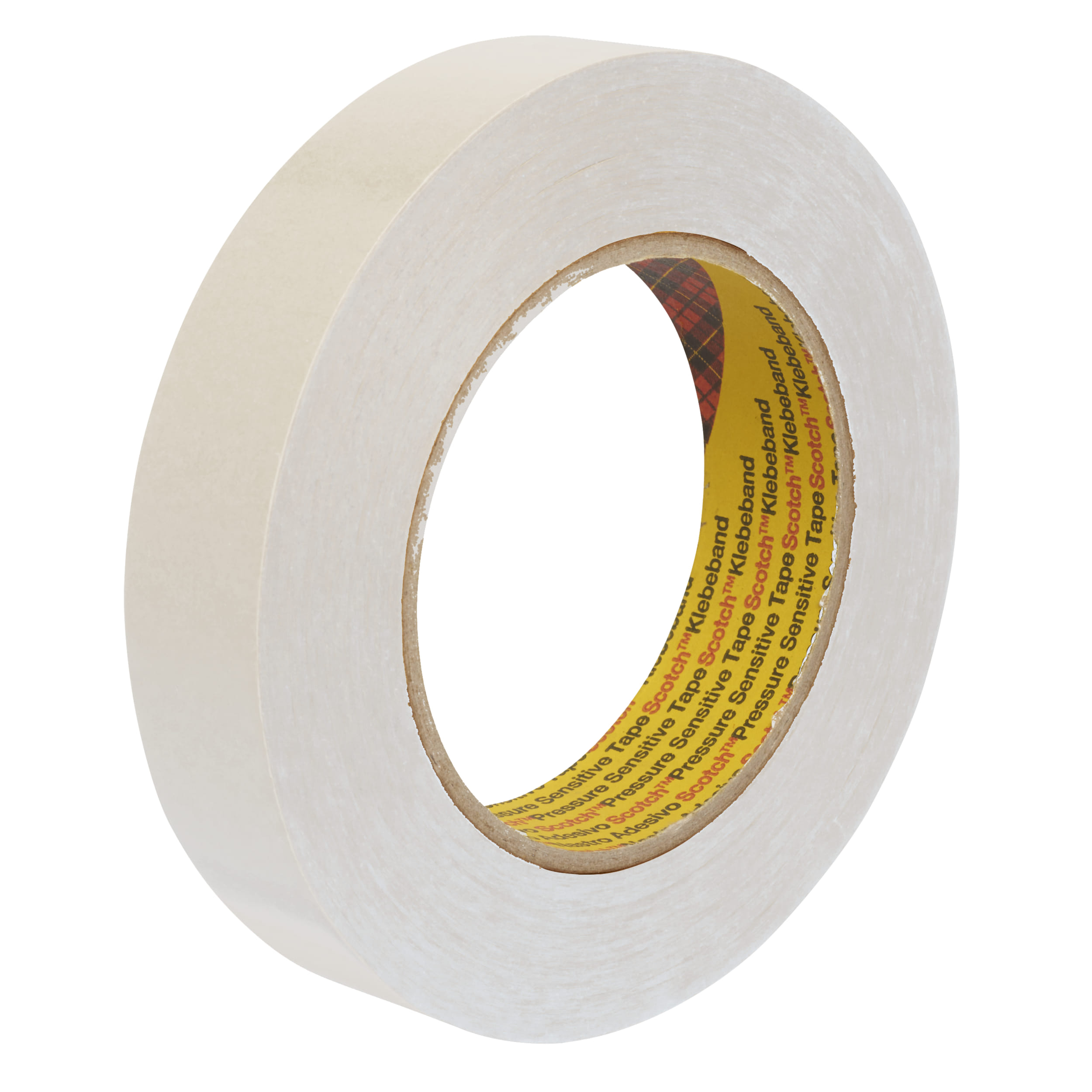 3M Doppelseitiges Klebeband 9040, 50 m x 50 mm, cremeweiss