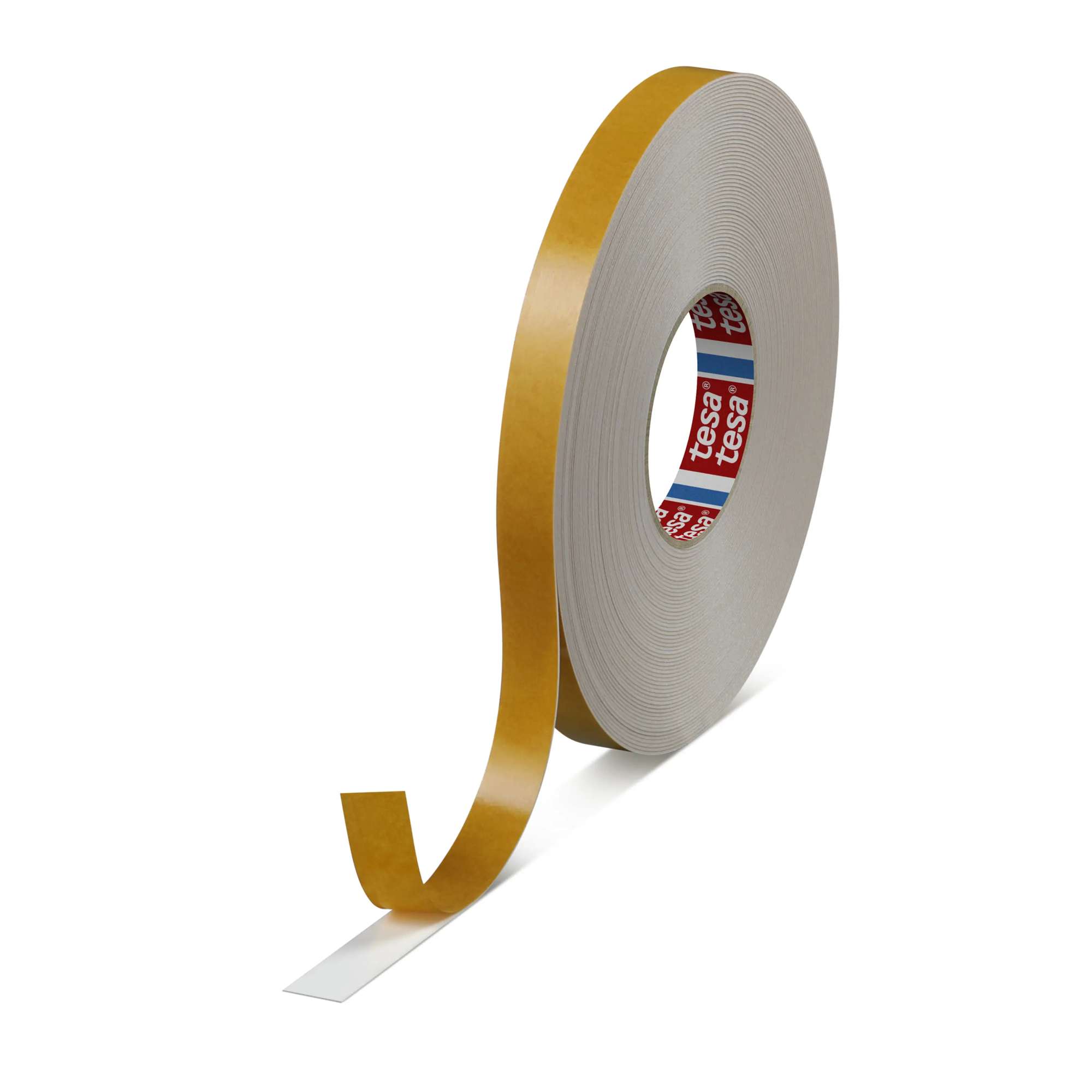 tesa 4957 PE-Schaumstoffklebeband, 25 m x 19 mm, weiss