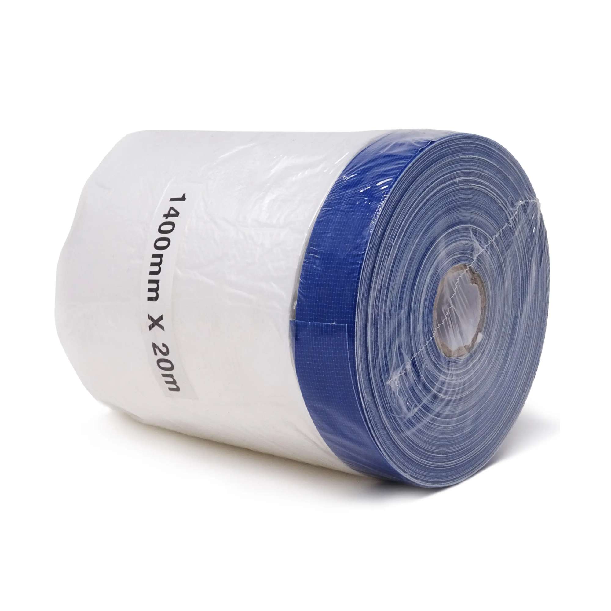 gws Maler-Abdeckfolie mit Gewebeklebeband, 20 m x 1400 mm, blau mit Folie