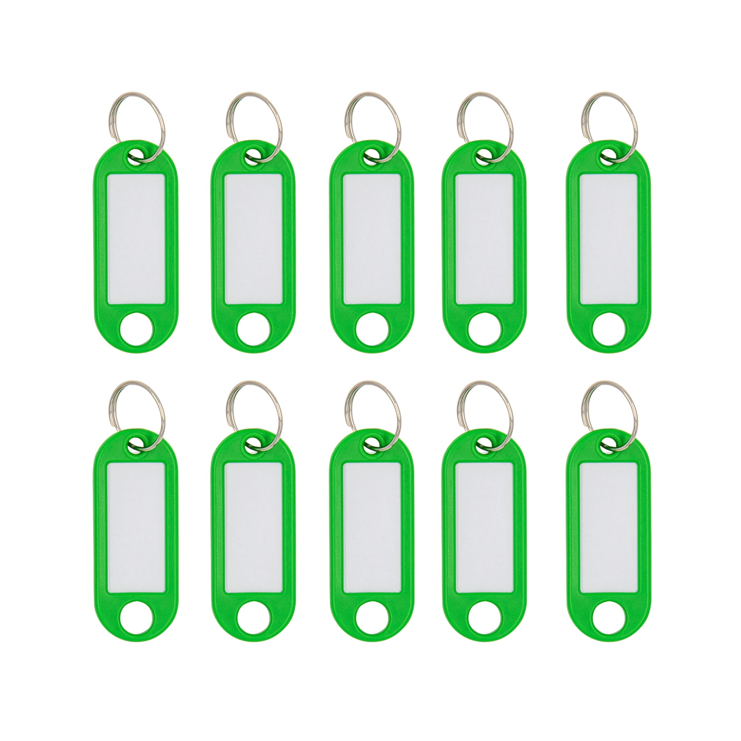 WEDO Schlüsselanhänger gn, 10er P, mit Ring