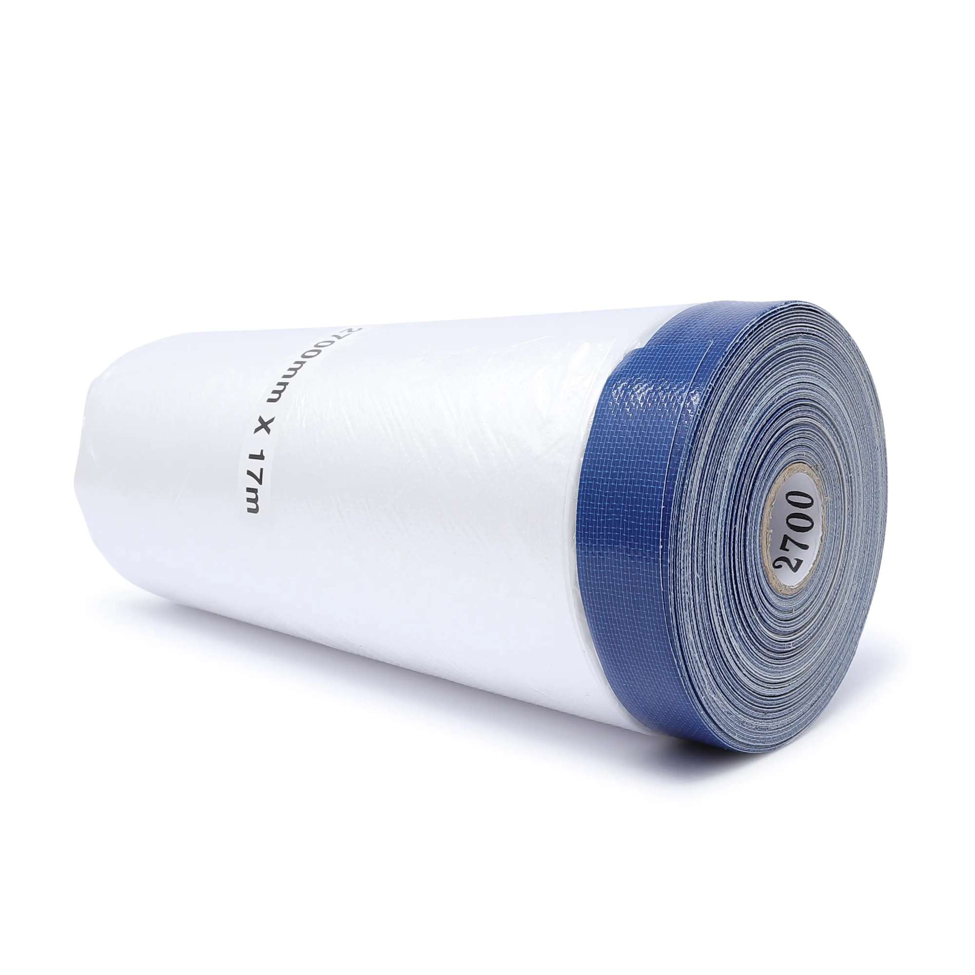 gws Maler-Abdeckfolie mit Gewebeklebeband, 17 m x 2700 mm, blau mit Folie