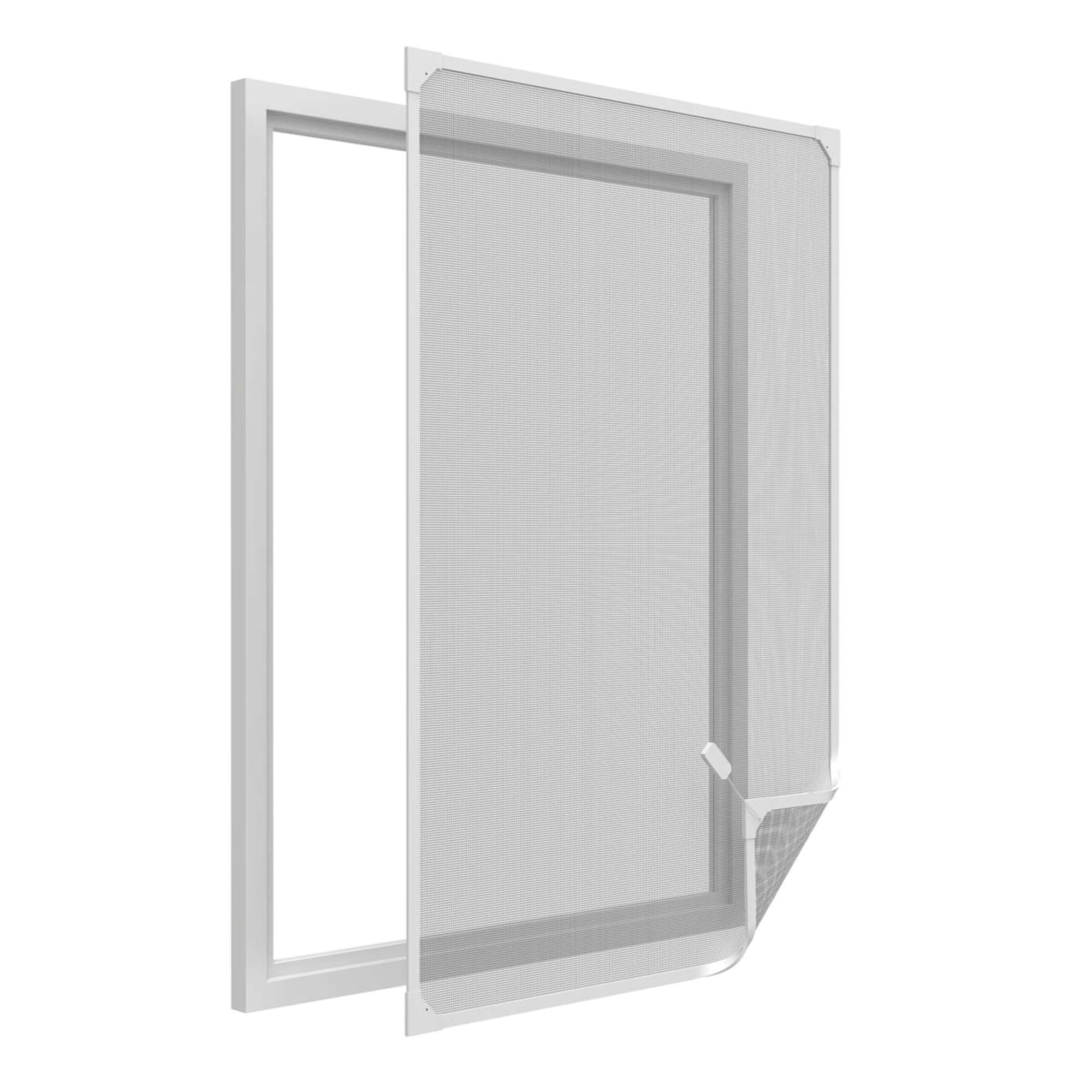 IS-Sonnenschutz-A-PVC-Magnetrahmen Fenster 100 x 120 cm weiss