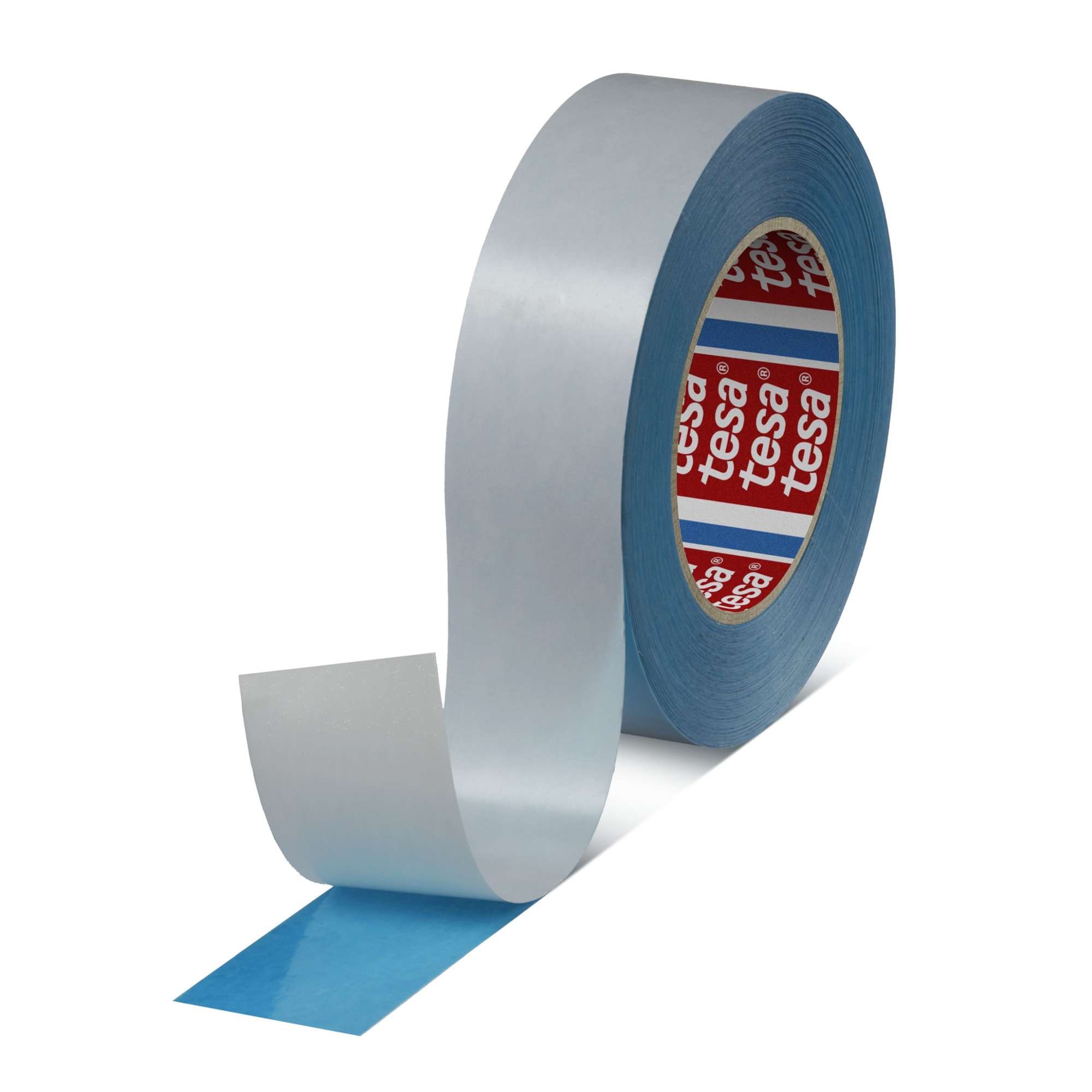 tesafix 51914 Repulpierbares, doppelseitig klebendes Ansatzband, 50 m x 50 mm, blau
