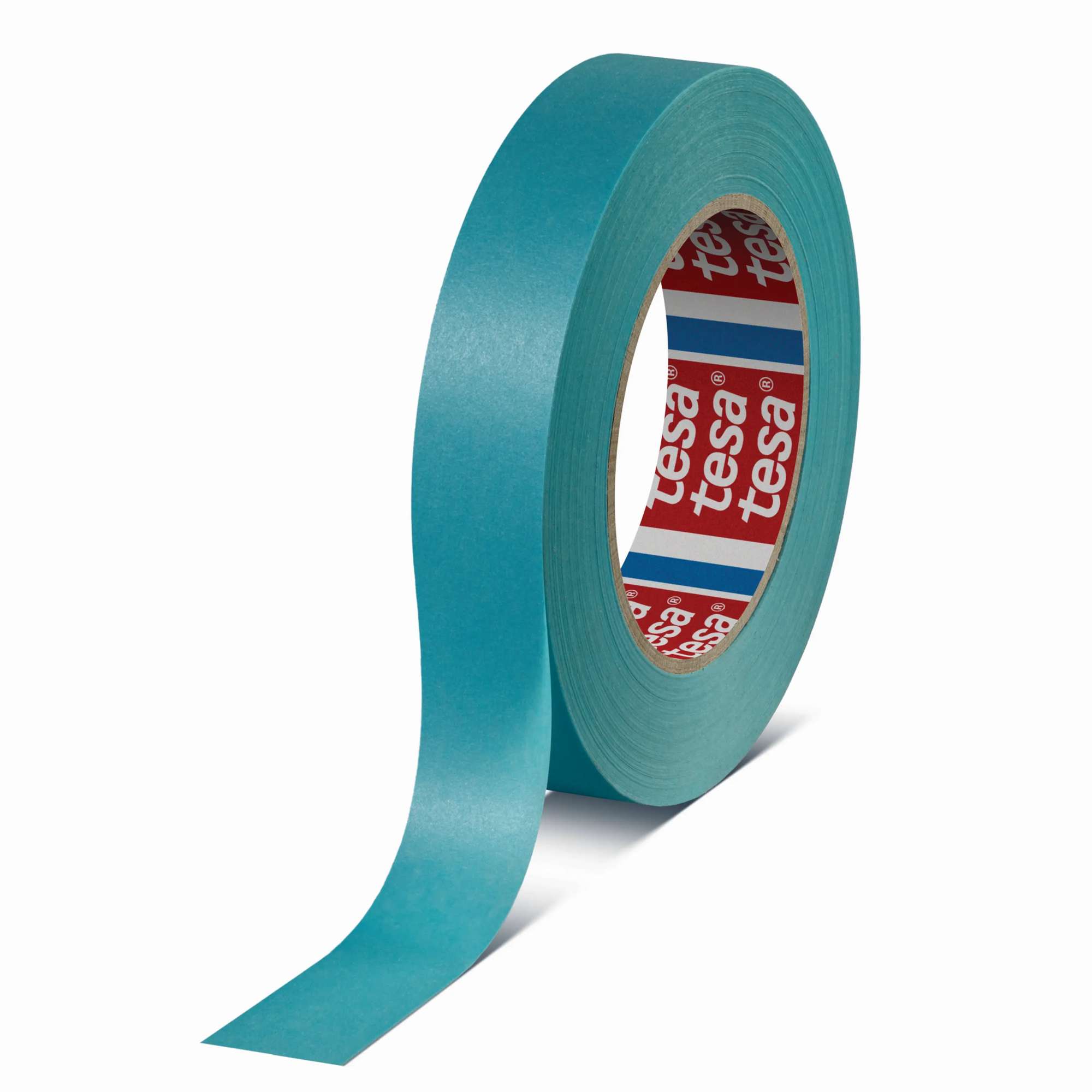 tesa krepp 4438 12 Wochen UV Oberflaechenschutzband, 50 m x 25 mm, blau