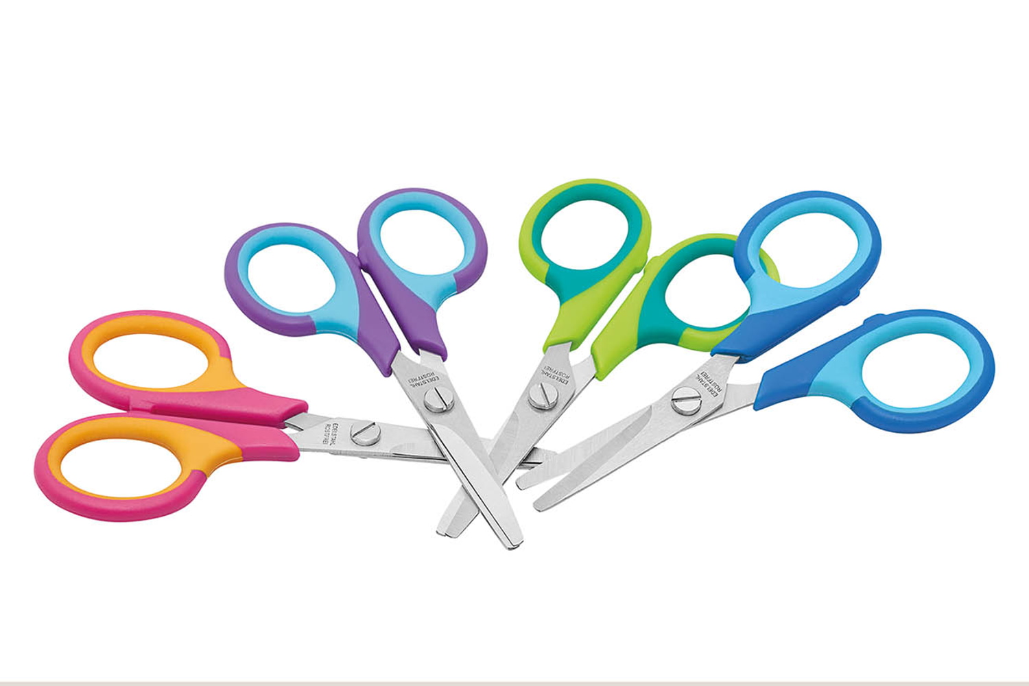 WEDO Bastelschere rund f.sort, Kinderschere Soft-Kid SB - P