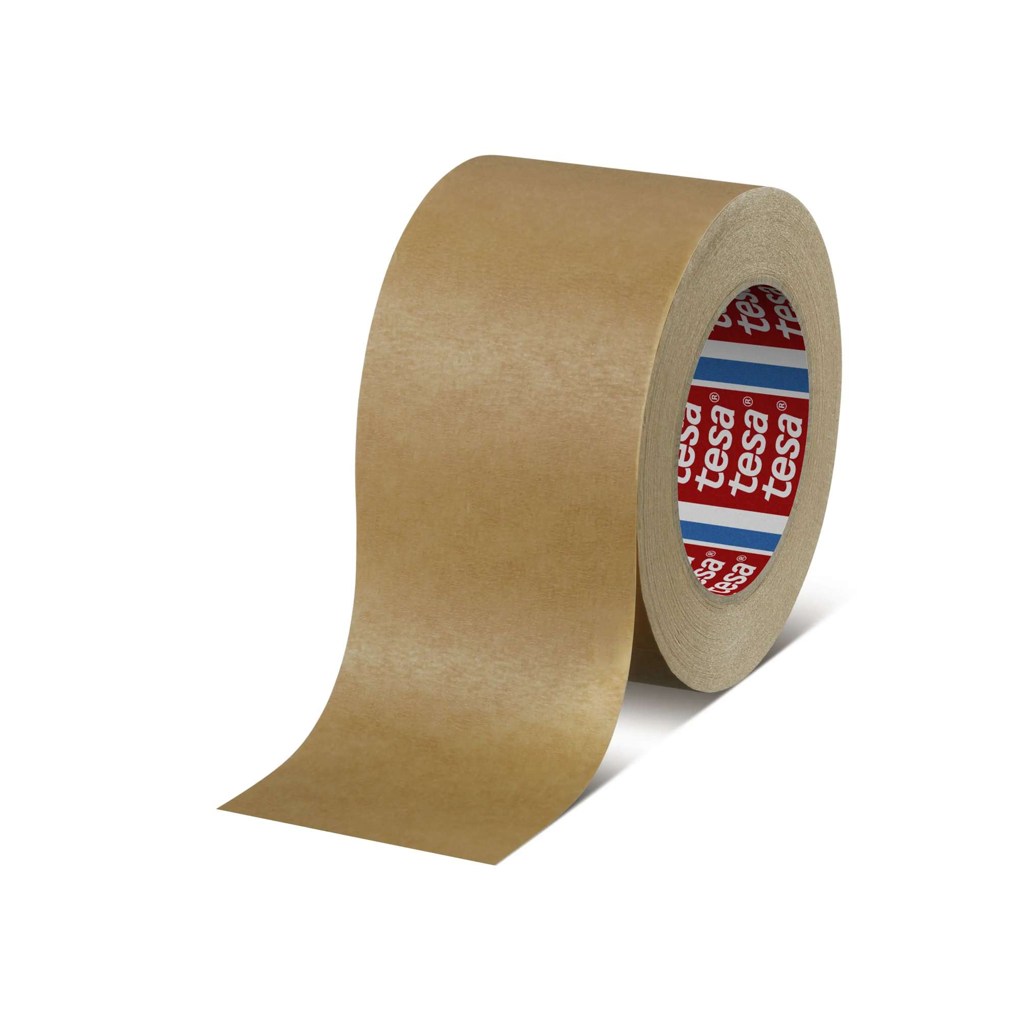 tesakrepp 4309 Temperaturbestaendiges Papierabdeckband, 50 m x 75 mm, braun
