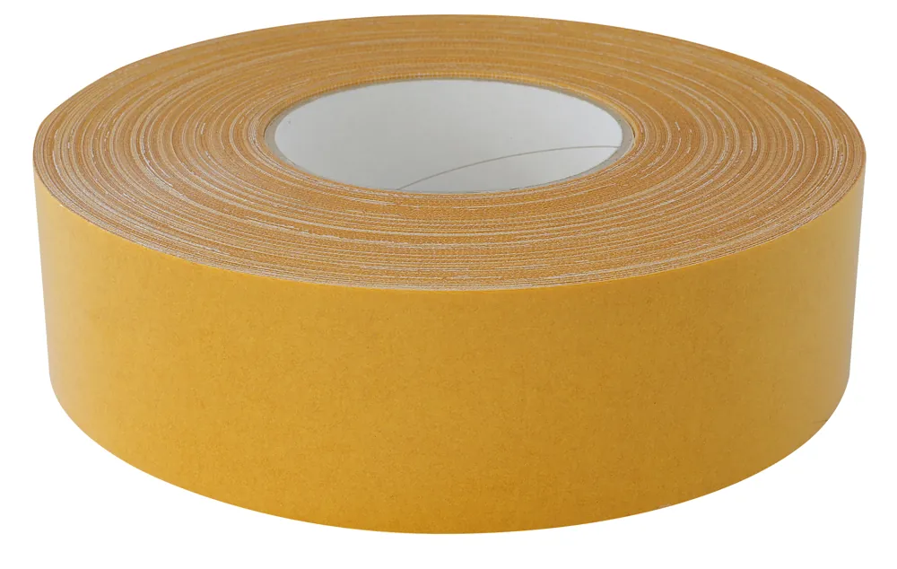 Gaffer-Tape 640 Messe-Teppichgewebeband, zweiseitig klebend, 50 m x 38 mm, transparent