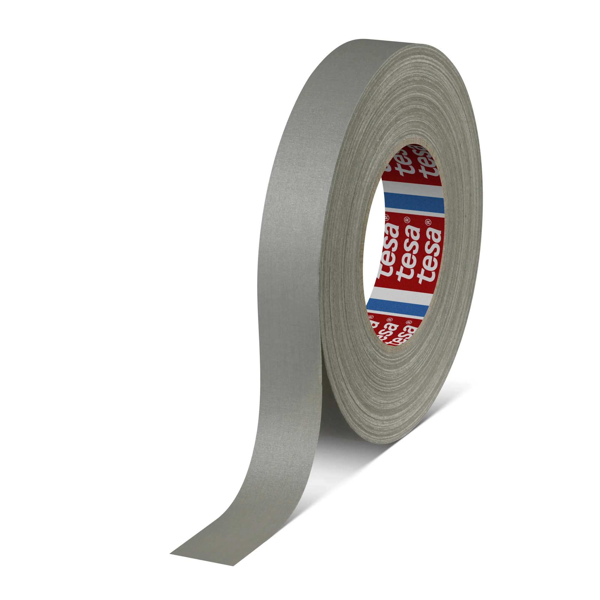 tesaband 4661 Kunstoffbeschichtetes Universal-Gewebeklebeband, 50 m x 25 mm, grau
