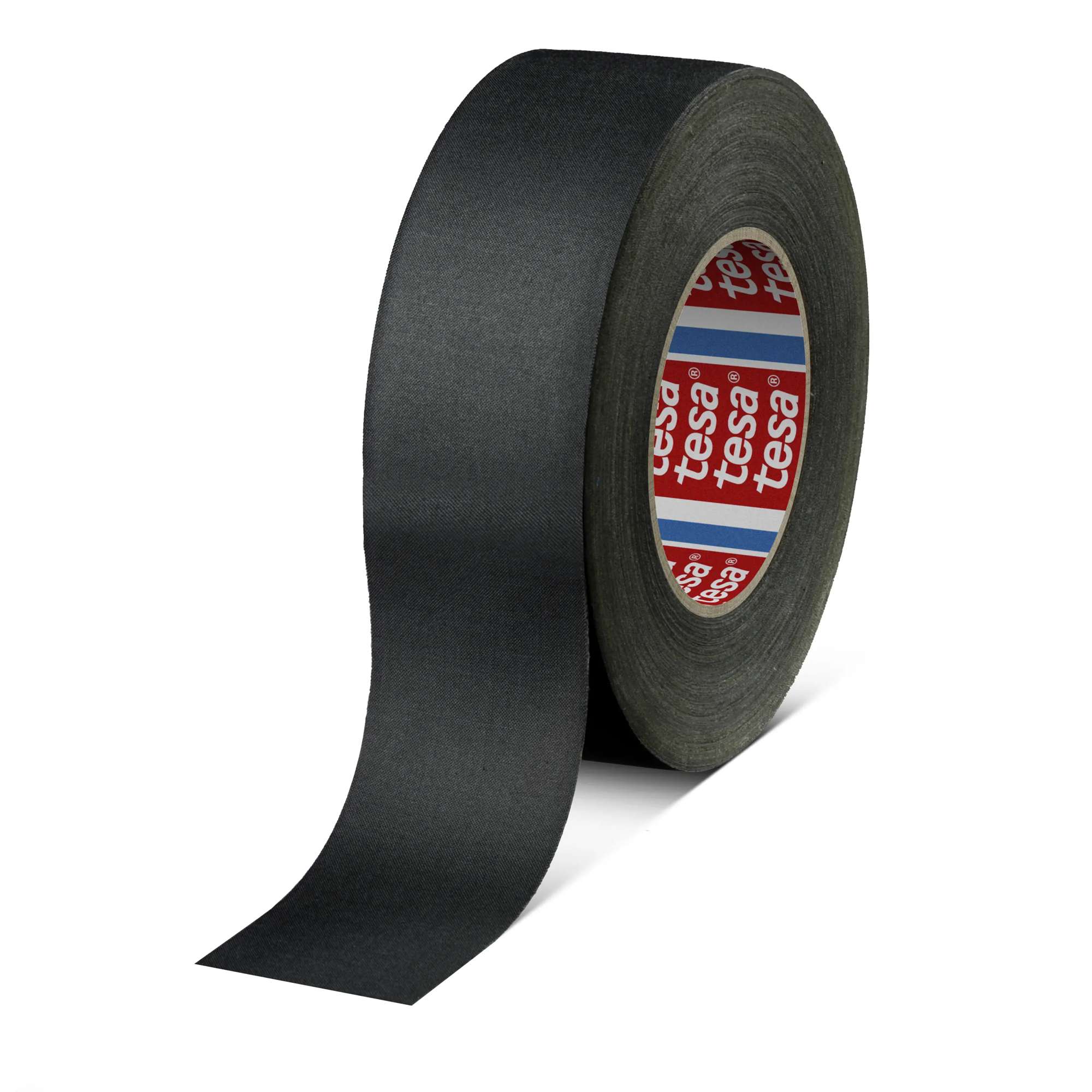 tesaband 4541 Flexibles, offenes Gewebeband, 50 m x 50 mm, schwarz