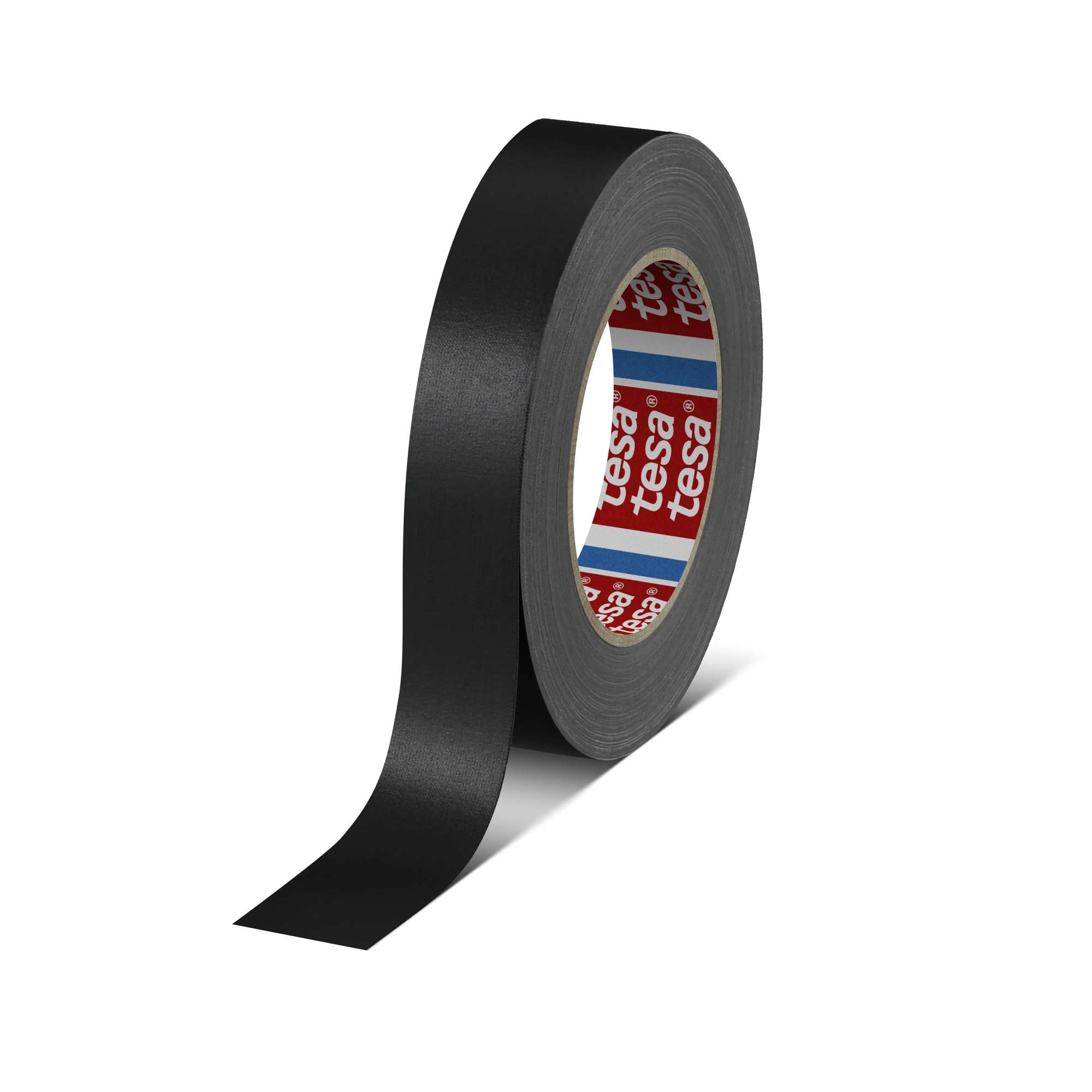 tesaband 4651 Premium Gewebeband, 25 m x 25 mm, schwarz
