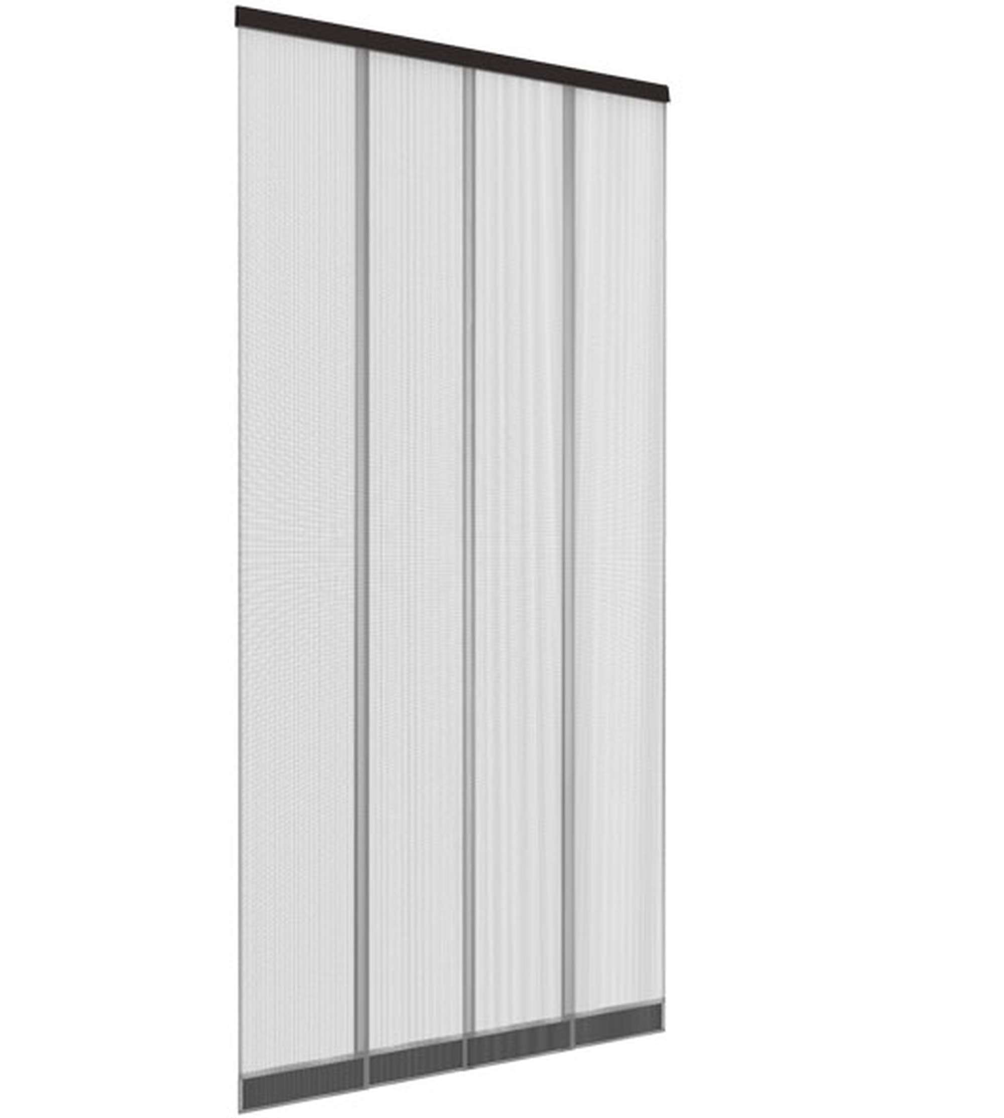 IS-Alu-Klemm-Lamellenvorhang Fiberglas 125 x 220 cm anthrazitgrau proLINE