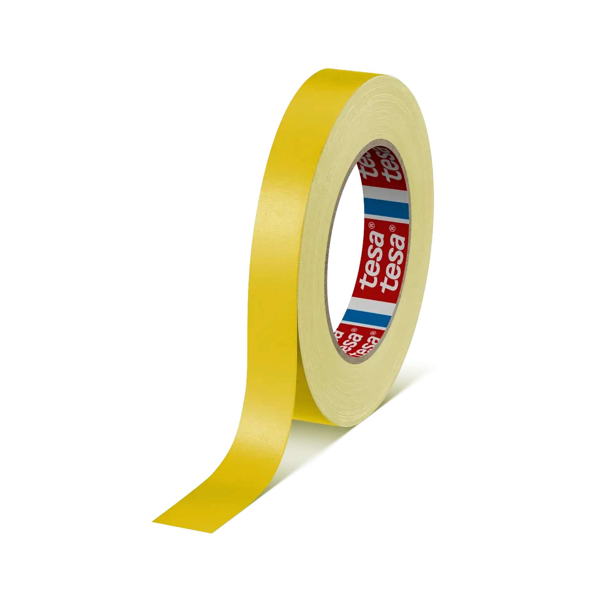 tesaband 4651 Premium Gewebeband, 25 m x 19 mm, gelb