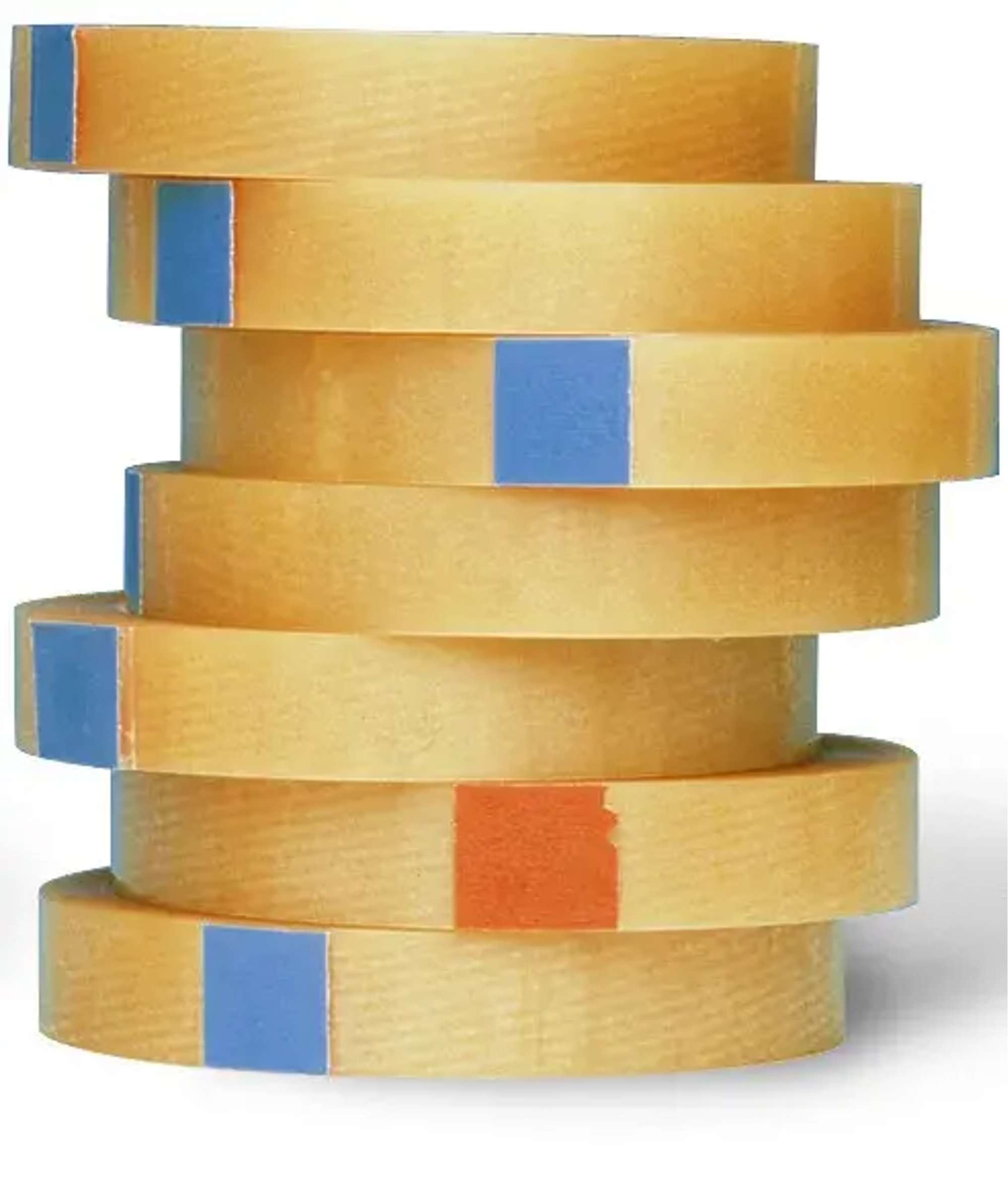 tesa 4104 PVC Premium transparenter Packband-Klebefilm, 66 m x 50 mm, transparent
