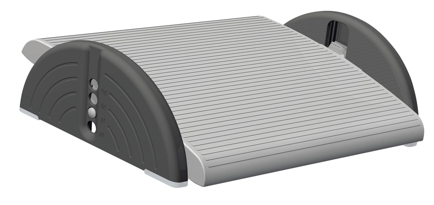 WEDO Fußstütze Relax Plus lgrau, verstellbar