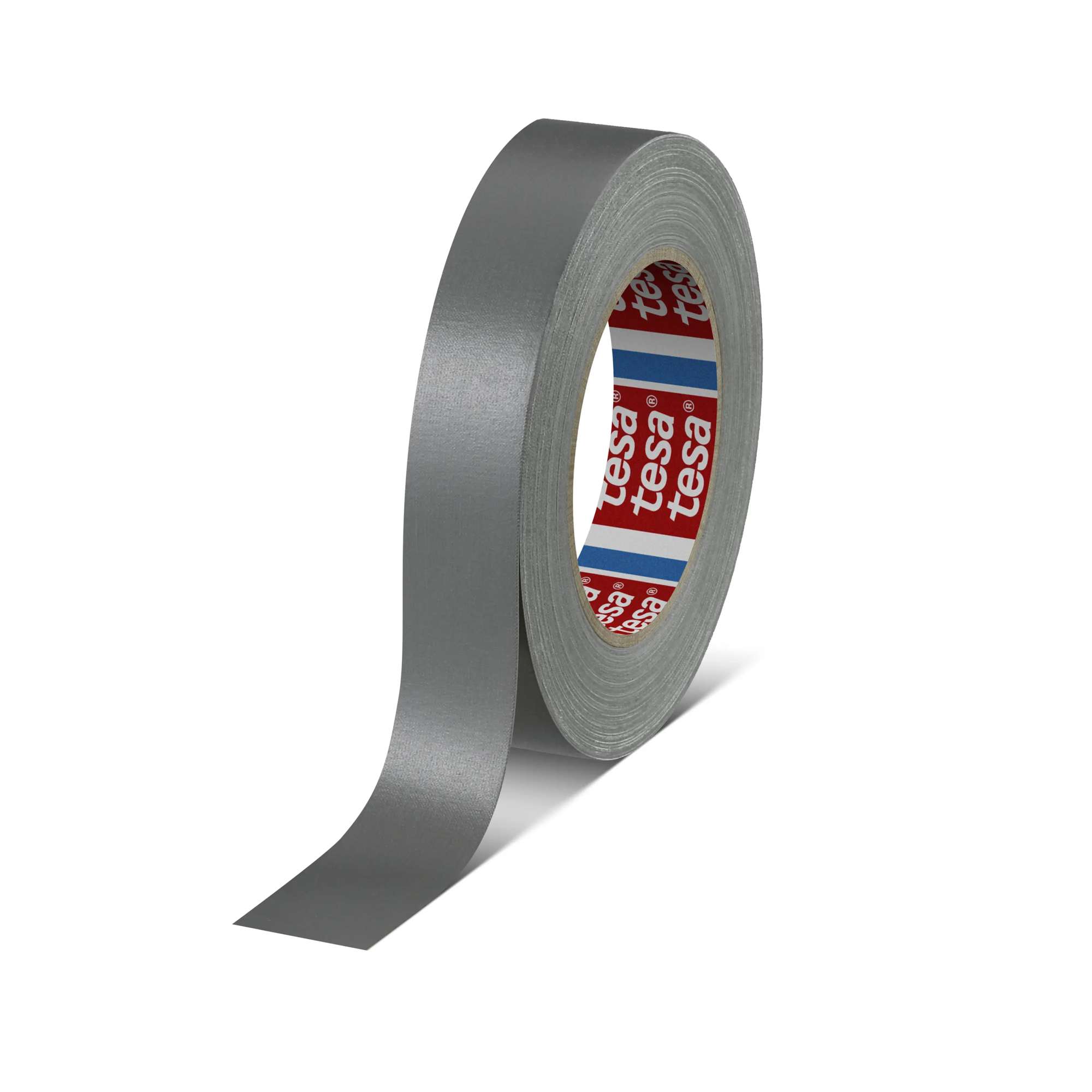 tesaband 4651 Premium Gewebeband, 25 m x 25 mm, grau