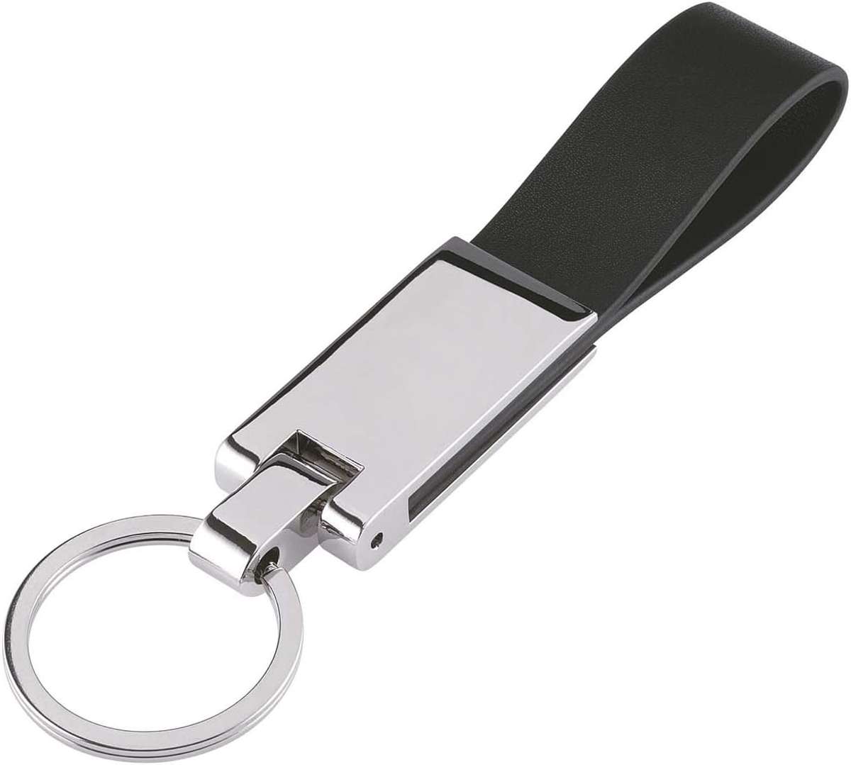 WEDO Schlüsselanhänger Style, silber / schwarz