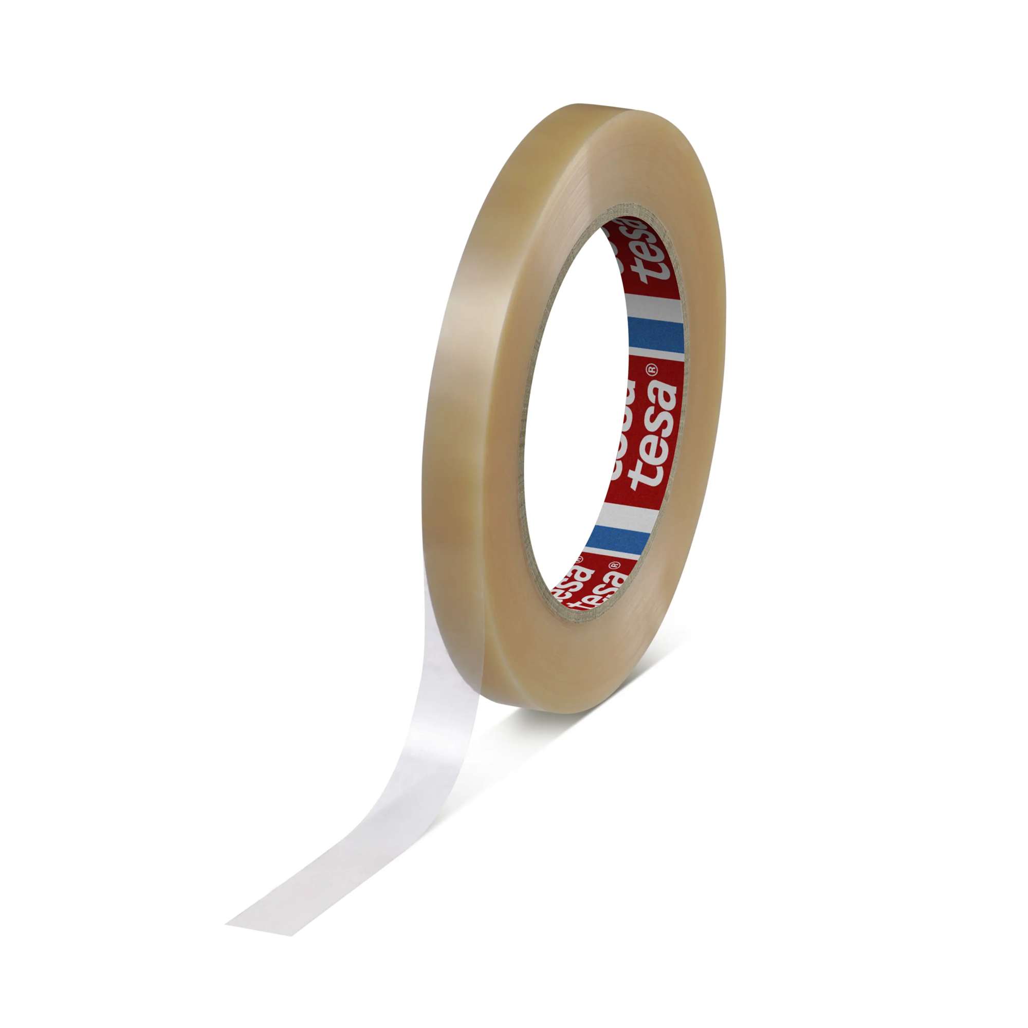 tesa 4122 Premium PVC Gefahrgut-Packband, 66 m x 12 mm, transparent