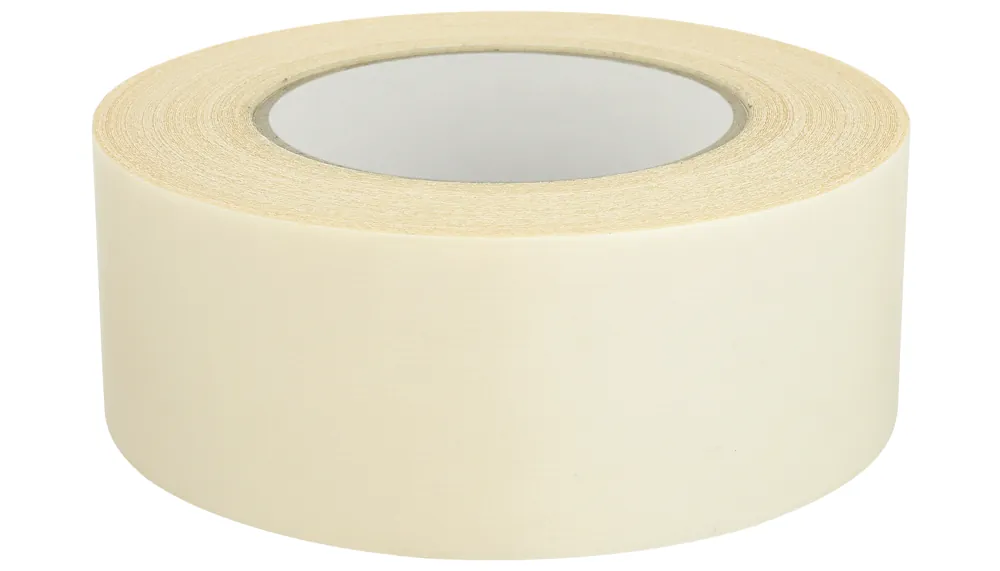 Gaffer-Tape 215 Teppichgewebeband, weichmacherbeständig, zweiseitig klebend, 25 m x 50 mm, transparent