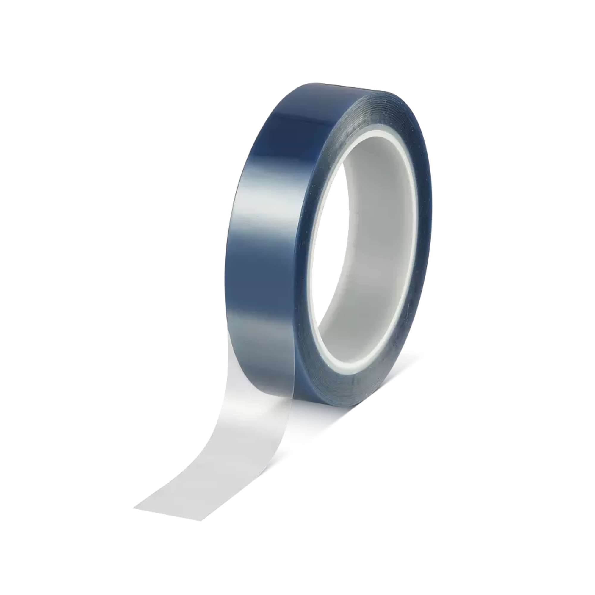 tesa 50650 PET Silikon-Abdeckband, hitzbestaendig, 66 m x 25 mm, blau/transluzent