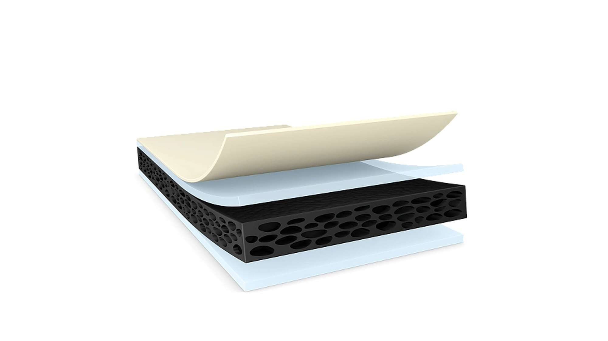 tesa 62624 200 µm doppelseitiges, Hochleistungsschaumband, 100 m x 75 mm, schwarz