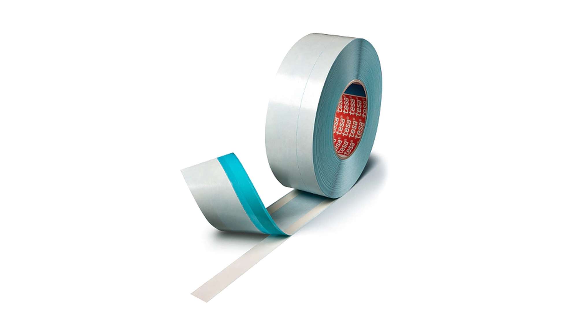 tesa EasySplice 61152 CoaterLine Premium, doppelseitiges Klebeband, 55 m x 50 mm, blau