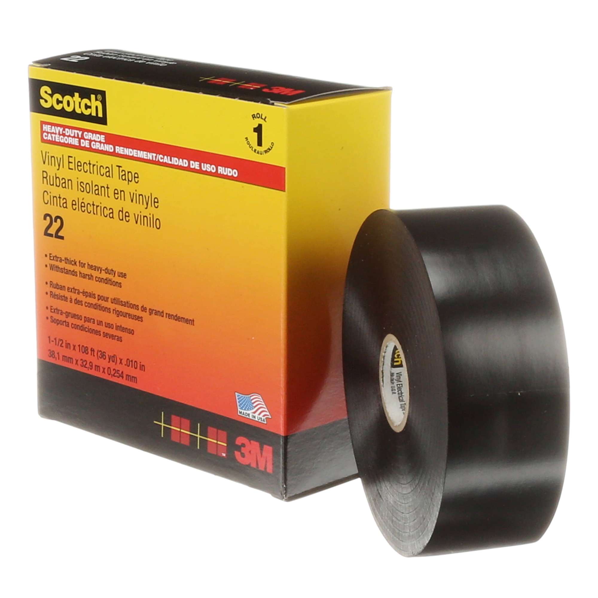 3M Scotch 22 Vinyl Elektro-Isolierband