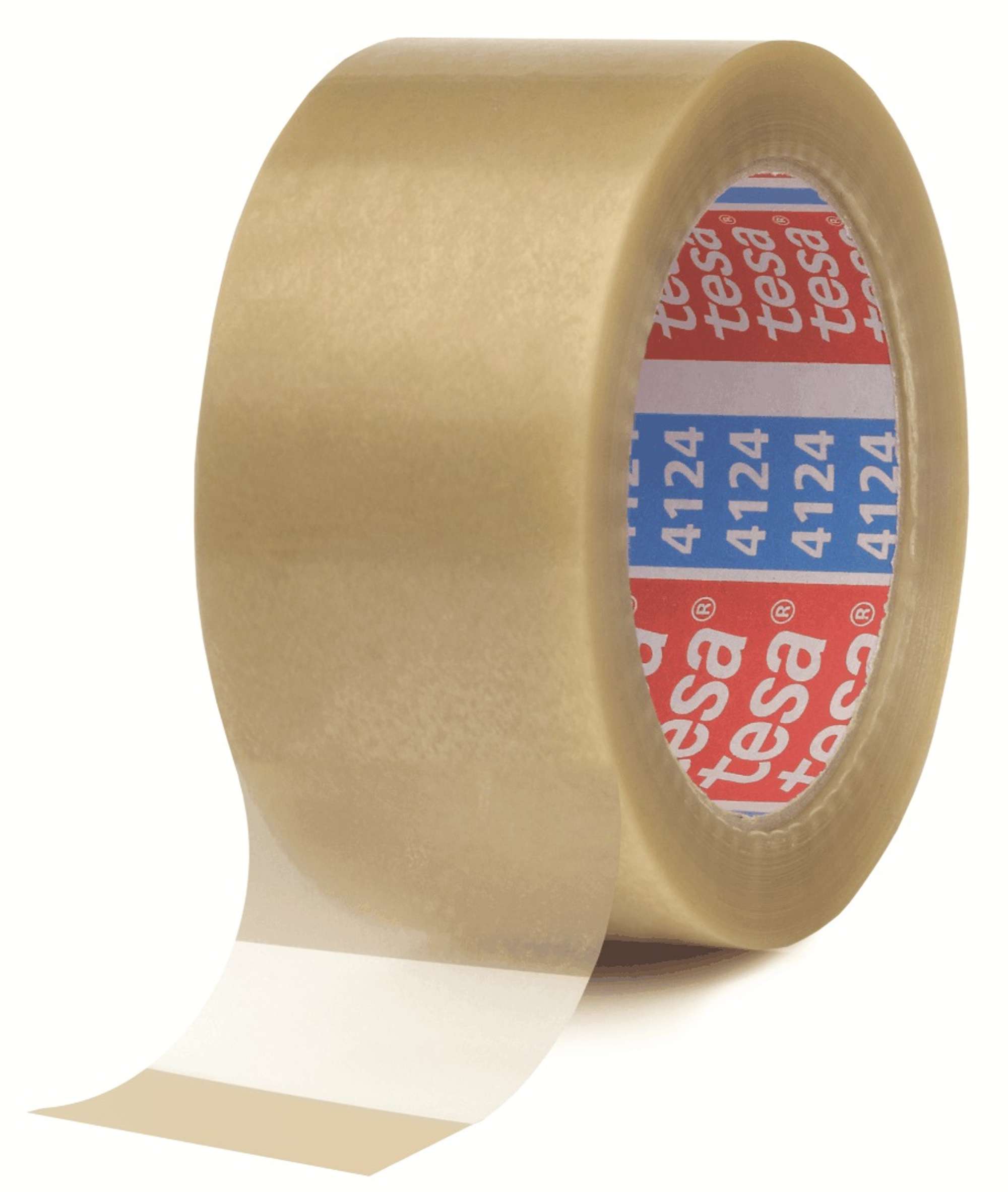tesa 4124 Premium PVC Packband, 66 m x 50 mm, transparent