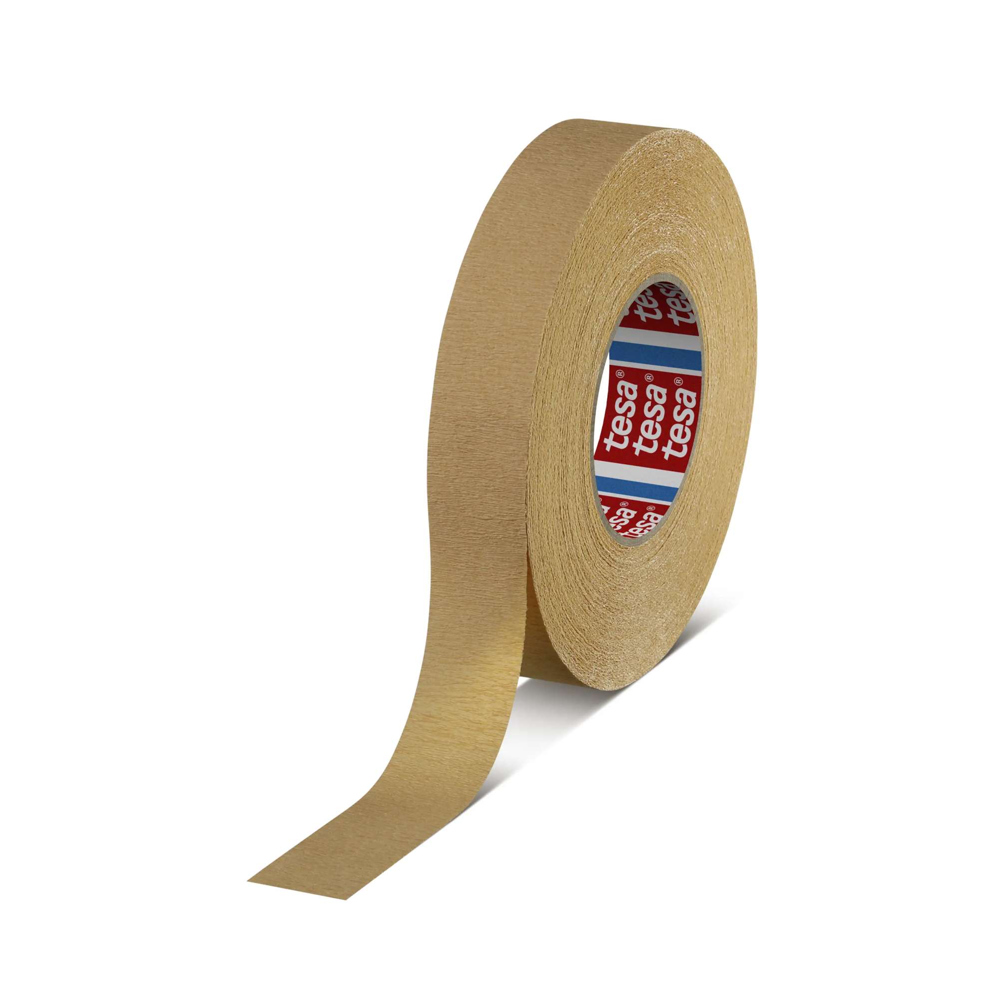 tesa 4319 Hochgekrepptes Papierklebeband, 50 m x 30 mm, braun