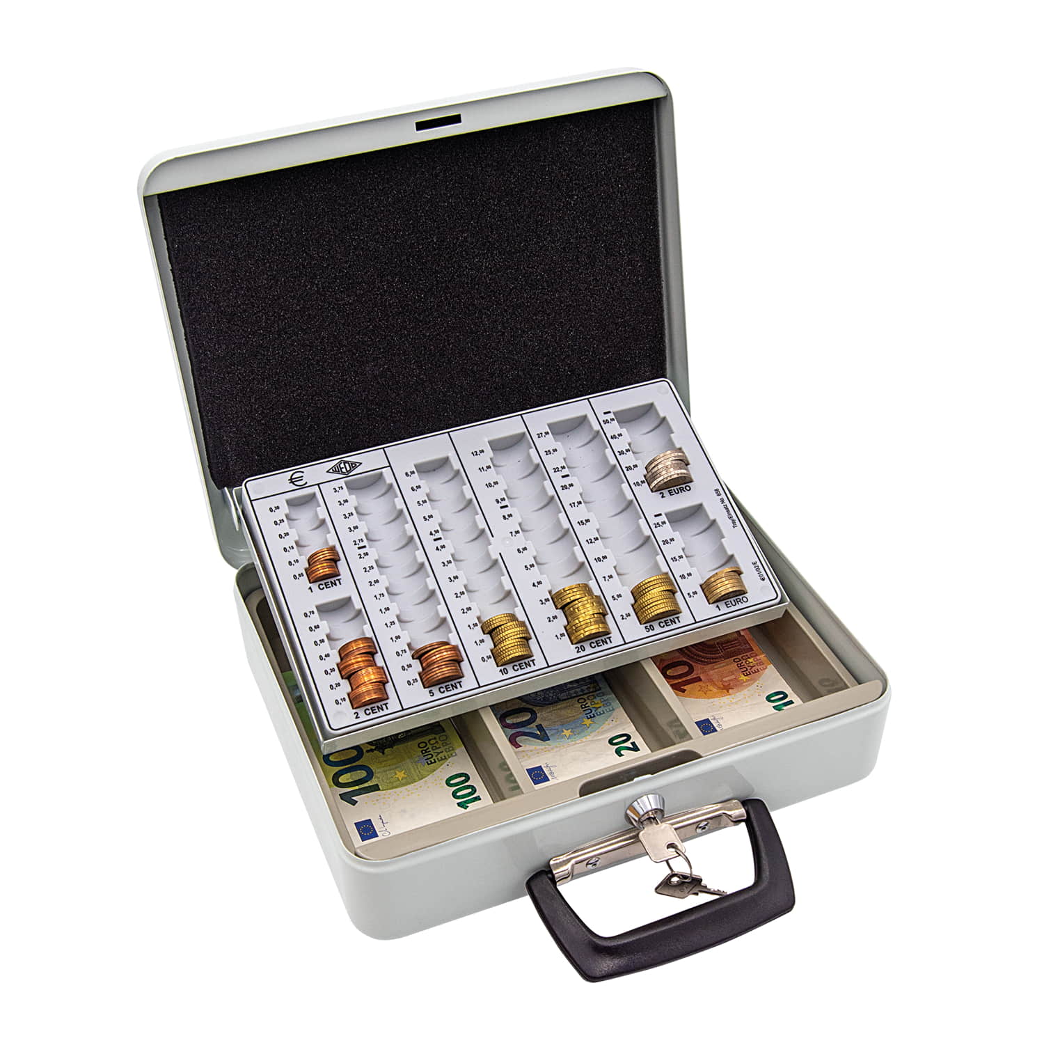 WEDO Geldzählkassette Europa, 315x245x95mm ws